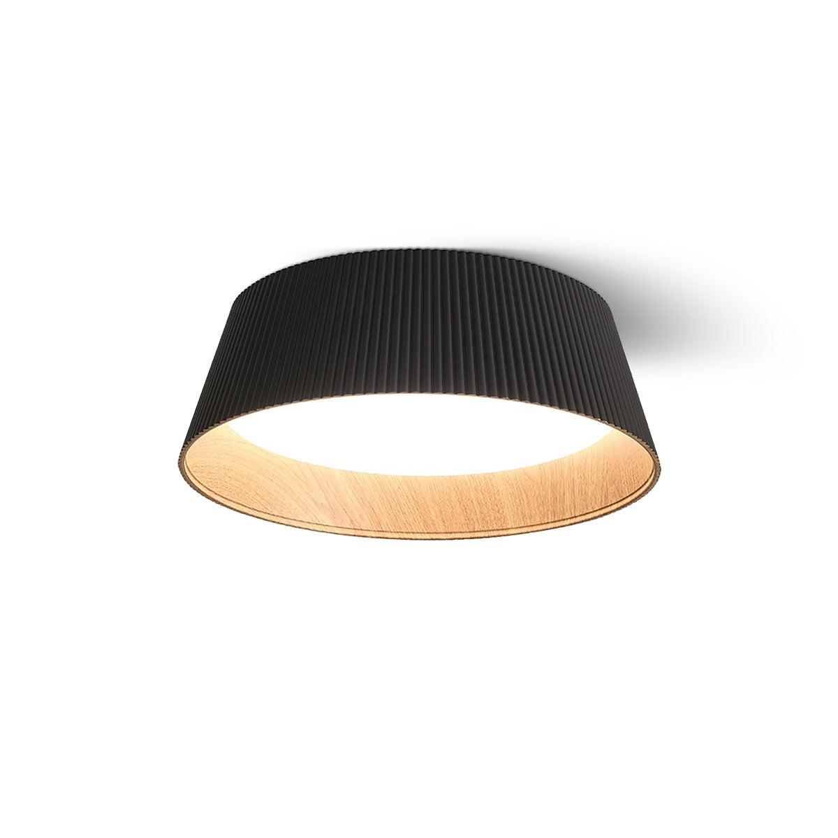 Modern Ribbed Ceiling Light - Lumpaz