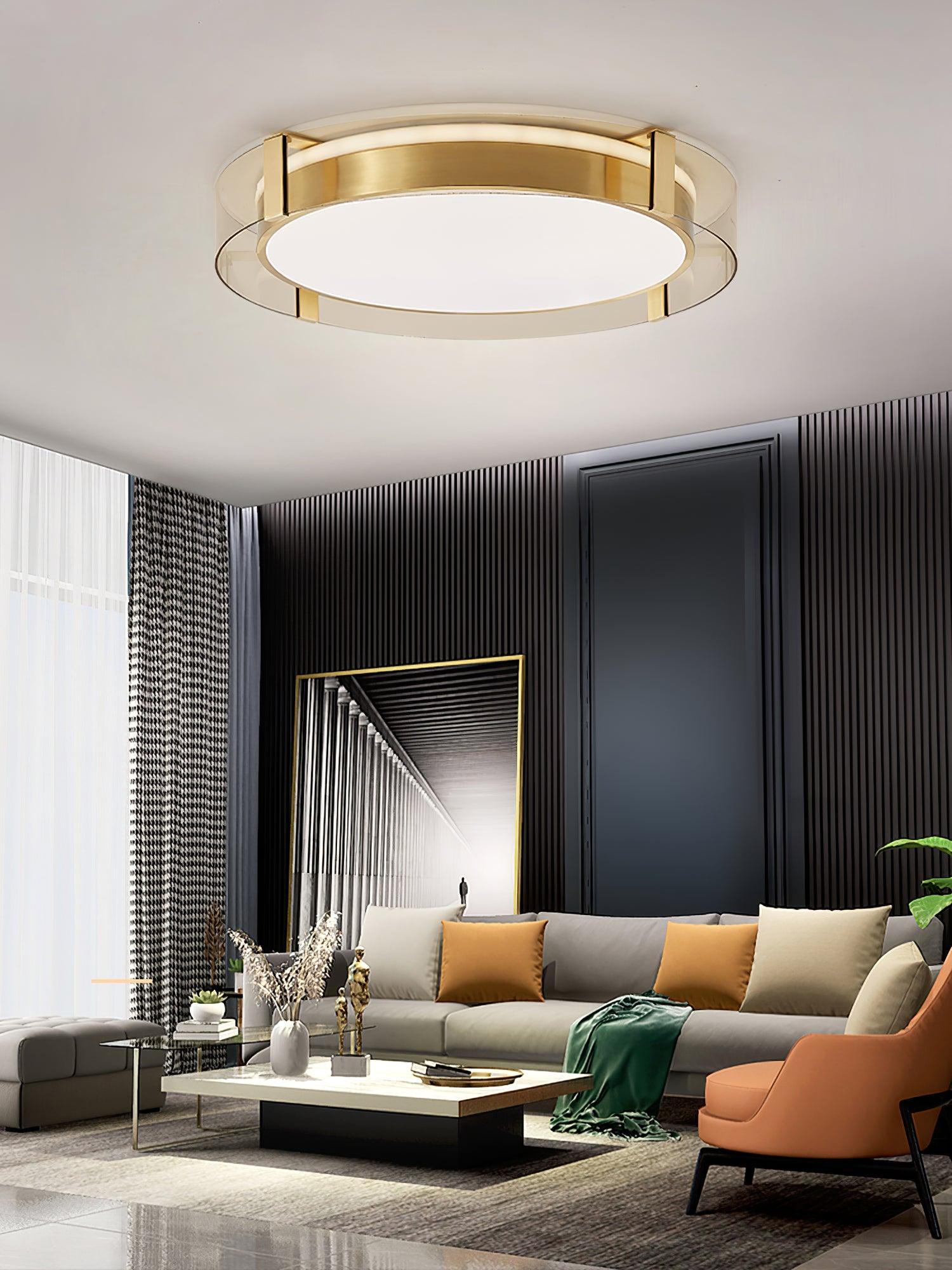 Round Low Profile Ceiling Light - Lumpaz