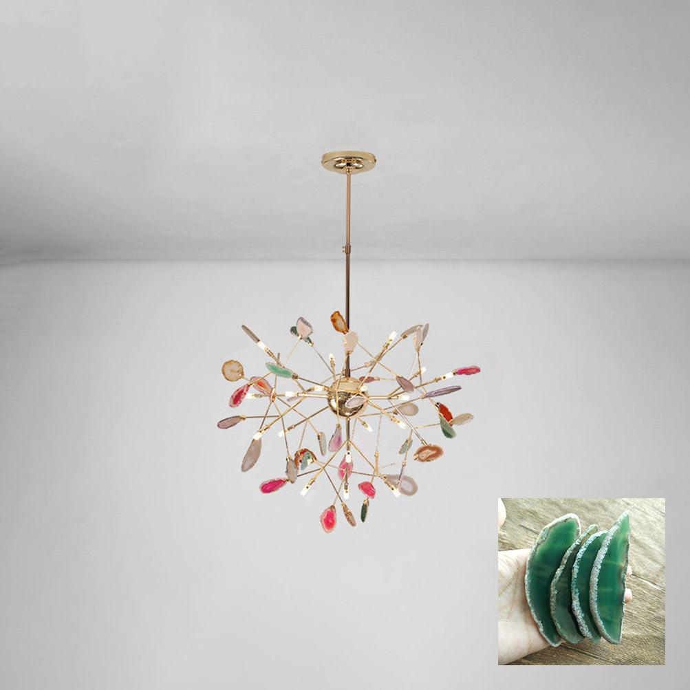 Agate Flake Chandelier - Lumpaz