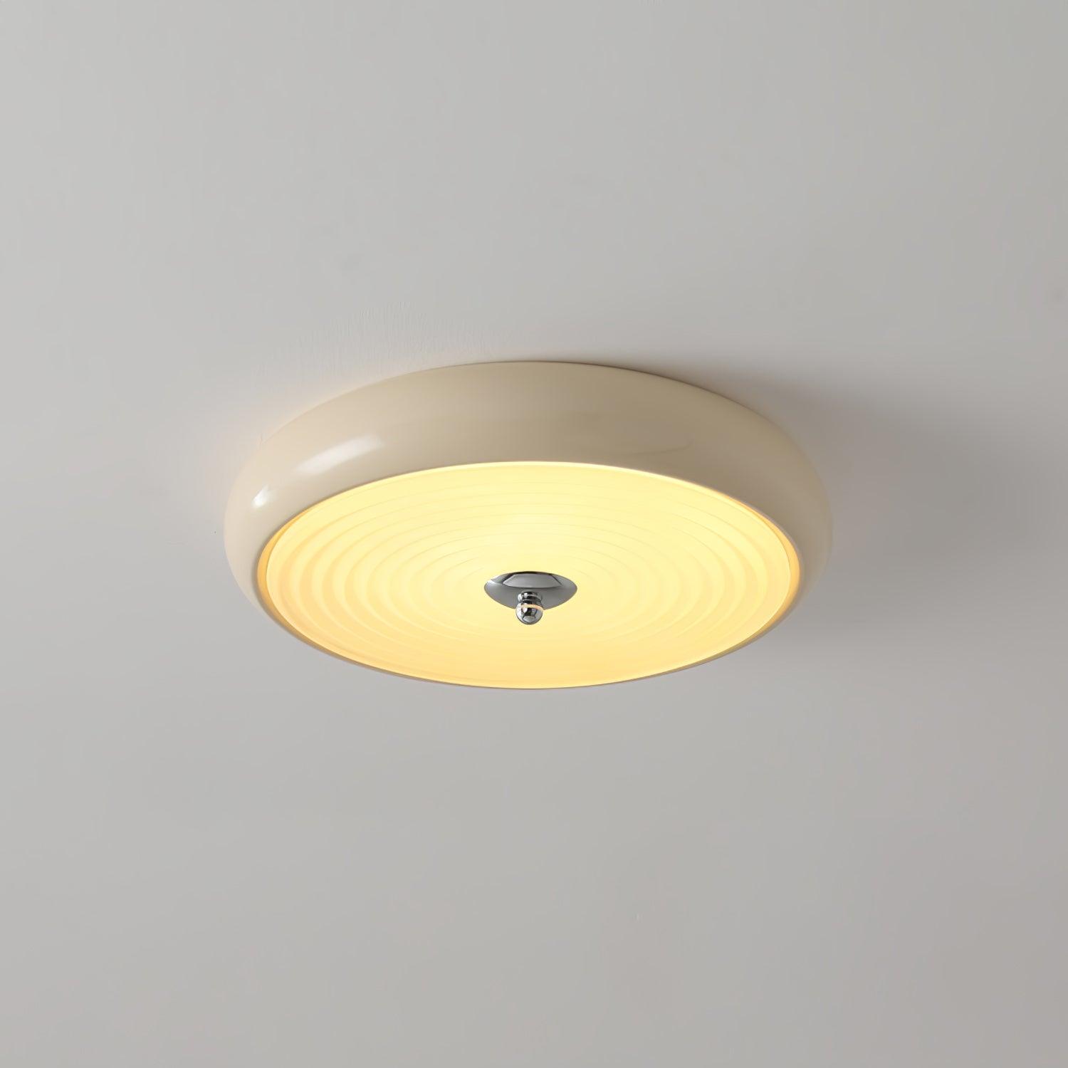 Ripple Cream Ceiling Lamp - Lumpaz