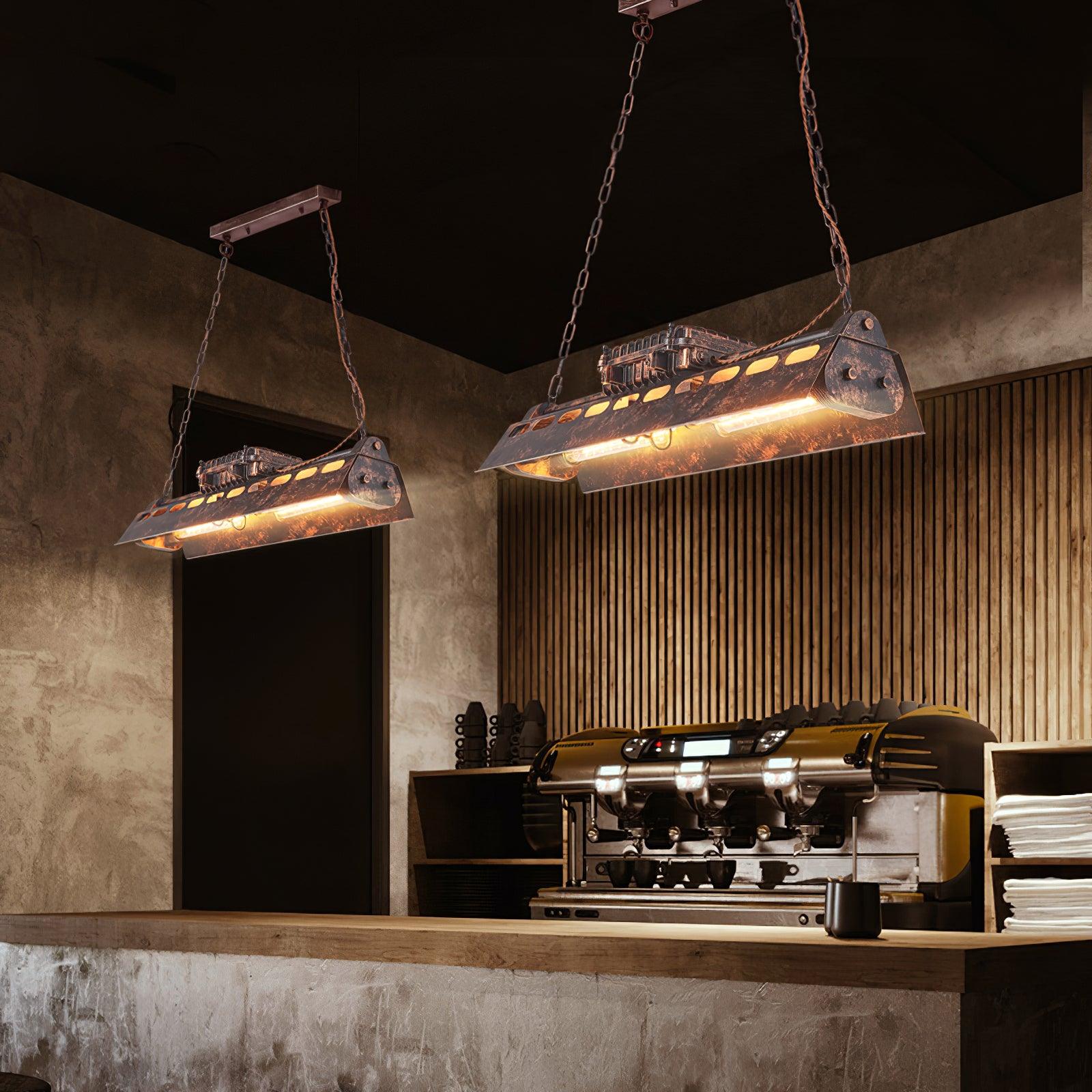 Industrial Steampunk Chandelier - Lumpaz