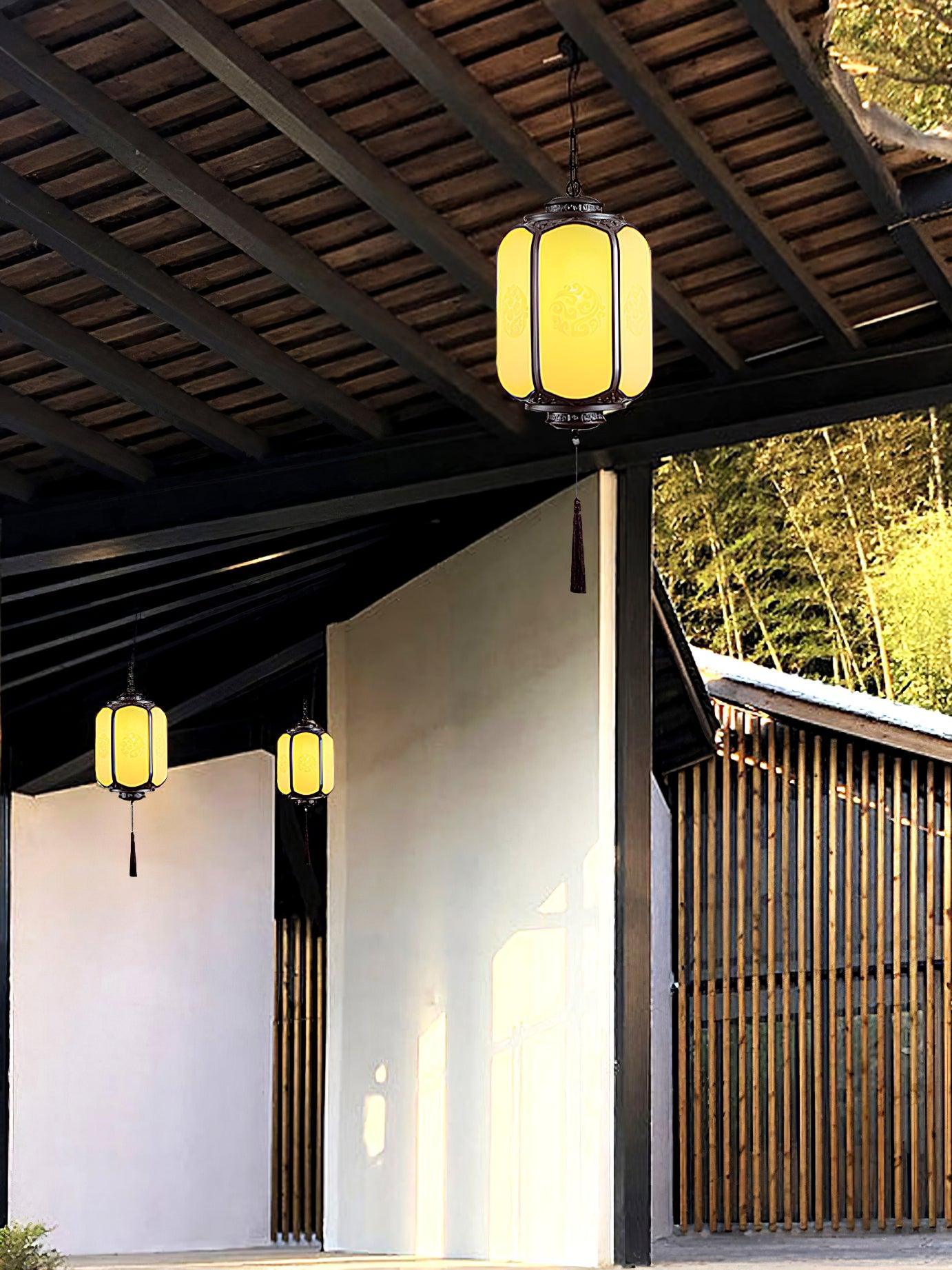 Antique Lantern Pendant Light - Lumpaz