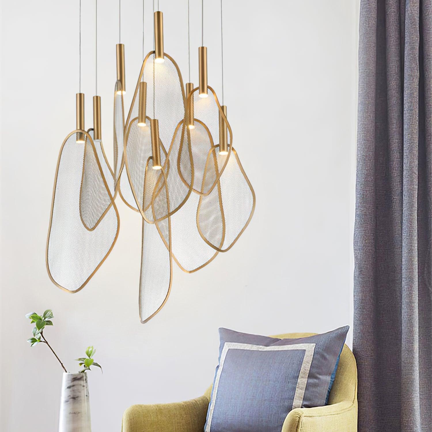 Fan Shape Pendant Light - Lumpaz