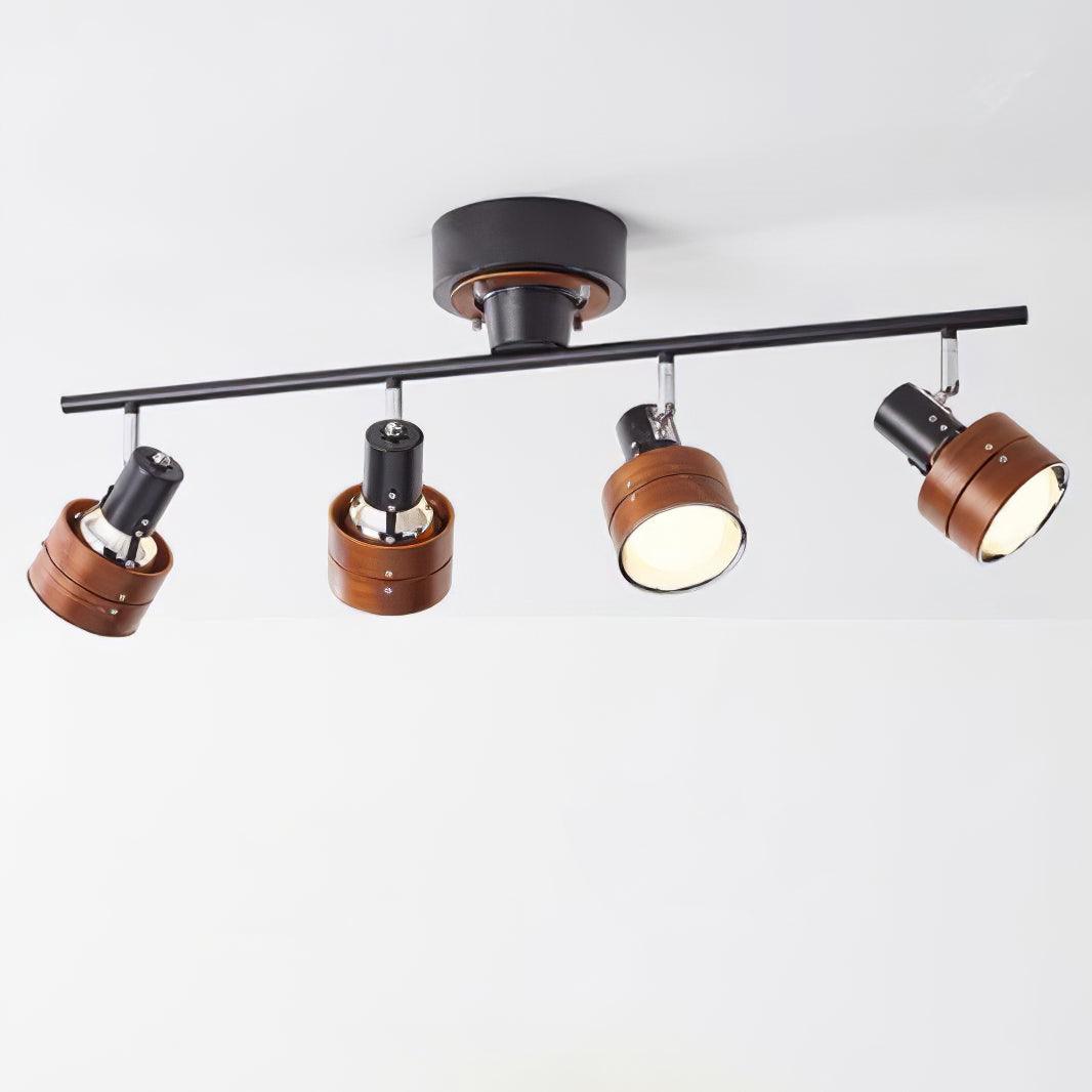 Wooden Adjustable Spot Ceiling Lamp - Lumpaz