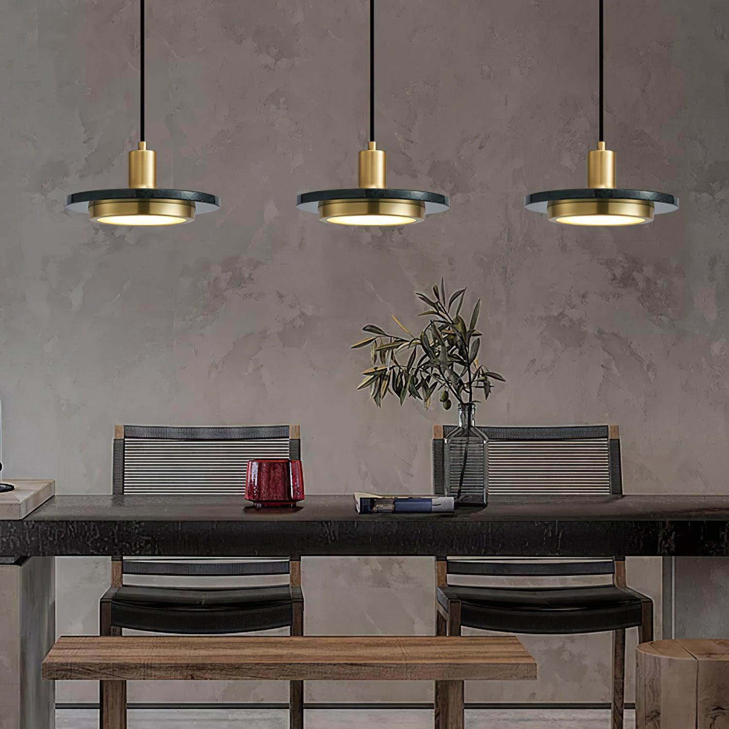 Double Circle Pendant Light - Lumpaz