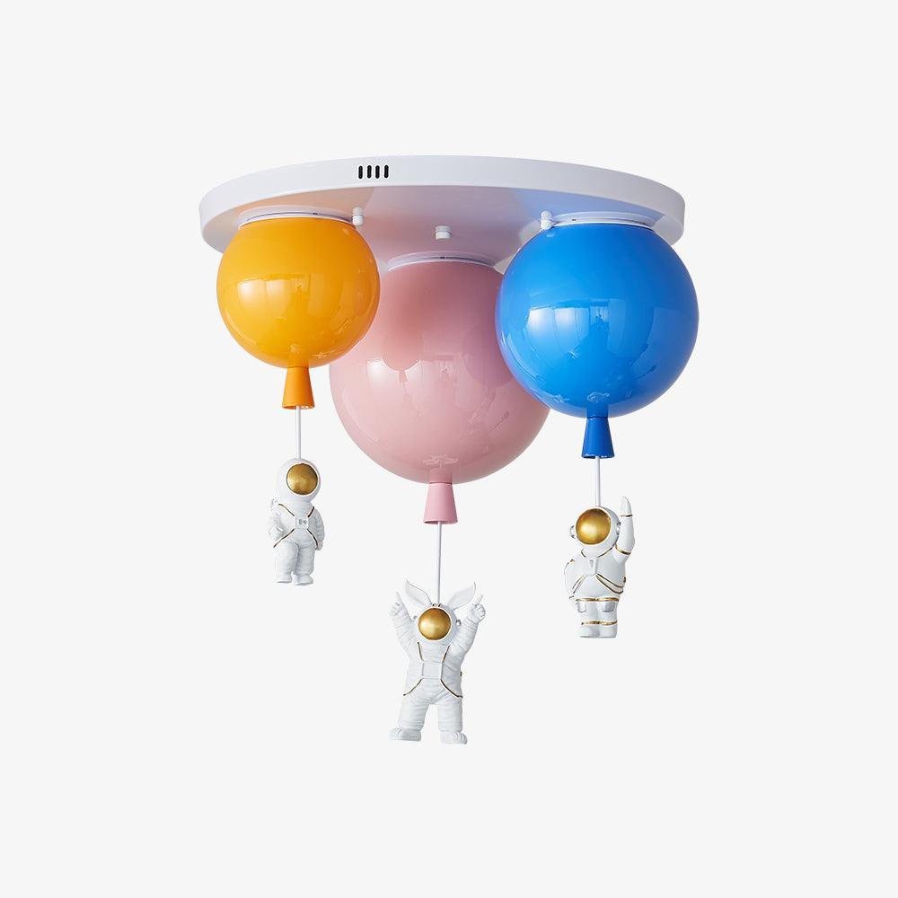 Astronaut Glossy Balloon Ceiling Lamp - Lumpaz