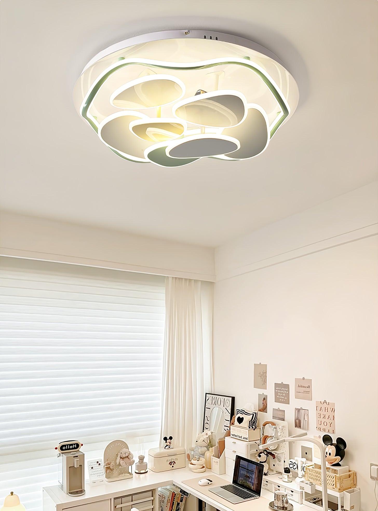 Colorful Cloud Round Ceiling Lamp - Lumpaz