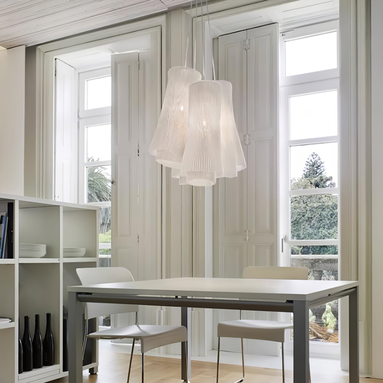 Harmonious Stainless Steel Mesh Pendant Lamp - Lumpaz