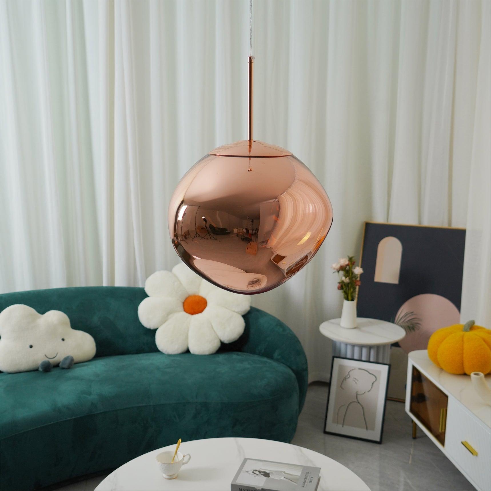 Multi Lava Round Pendant Lamp - Lumpaz