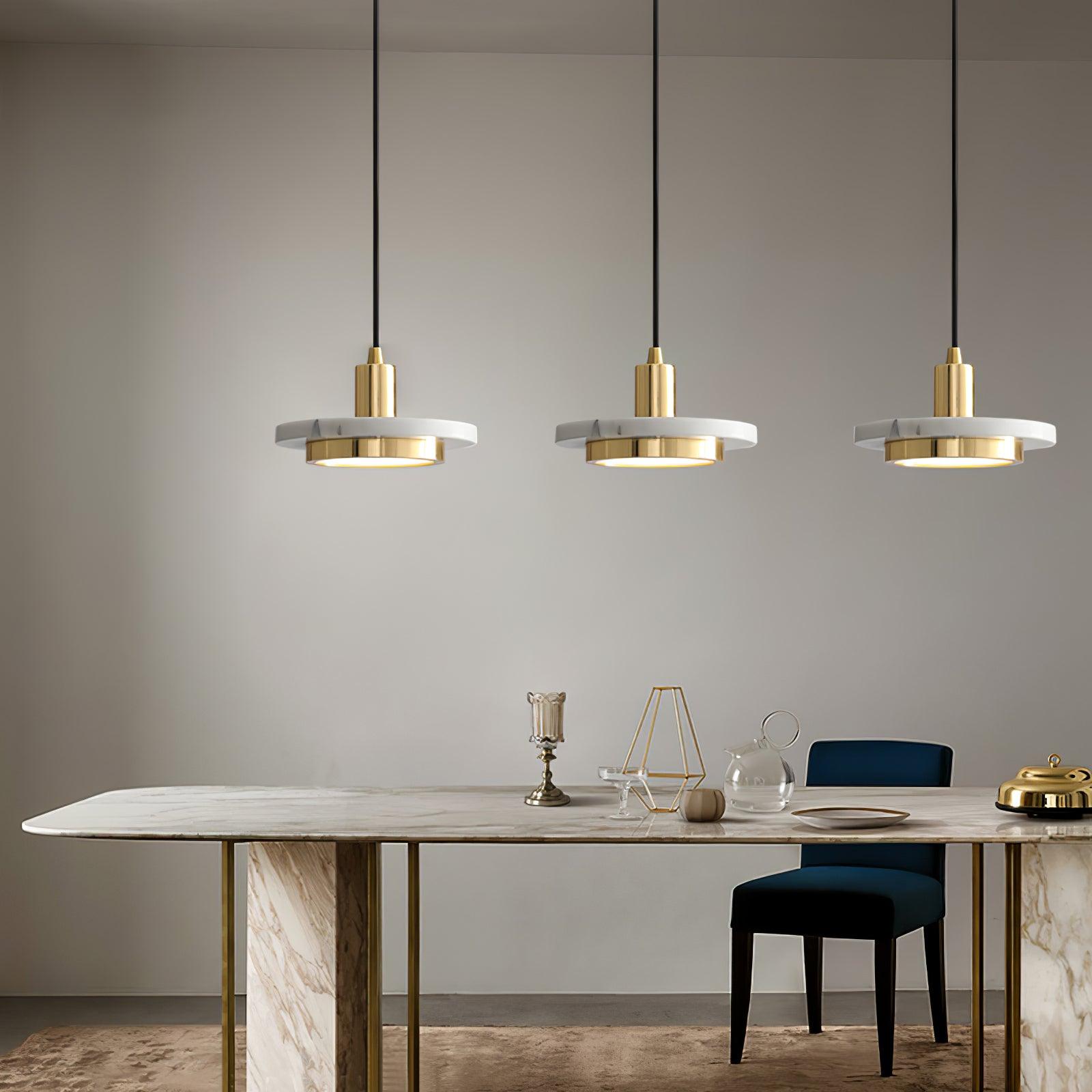 Double Circle Pendant Light - Lumpaz