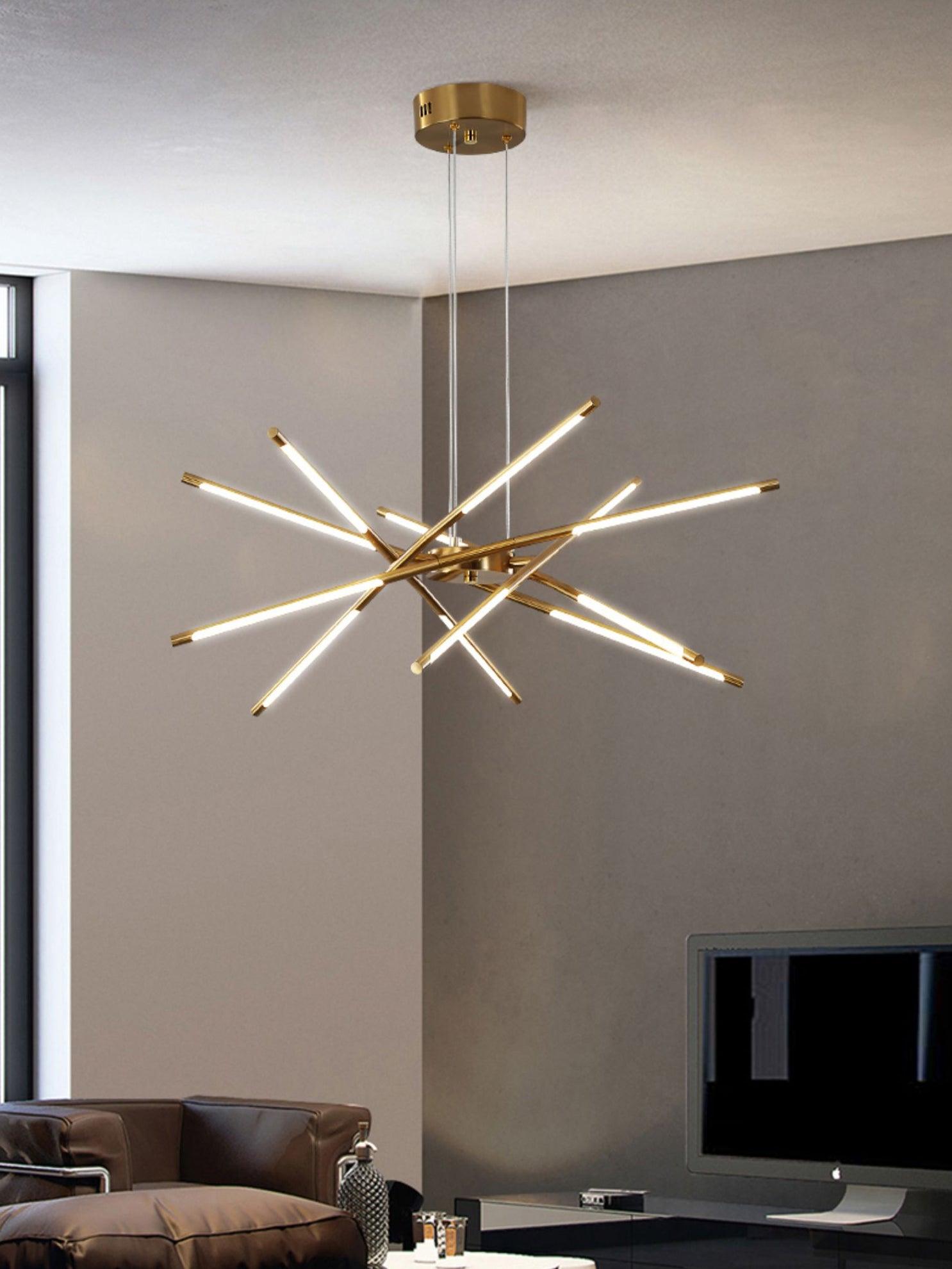 Rotatable LED Chandelier - Lumpaz