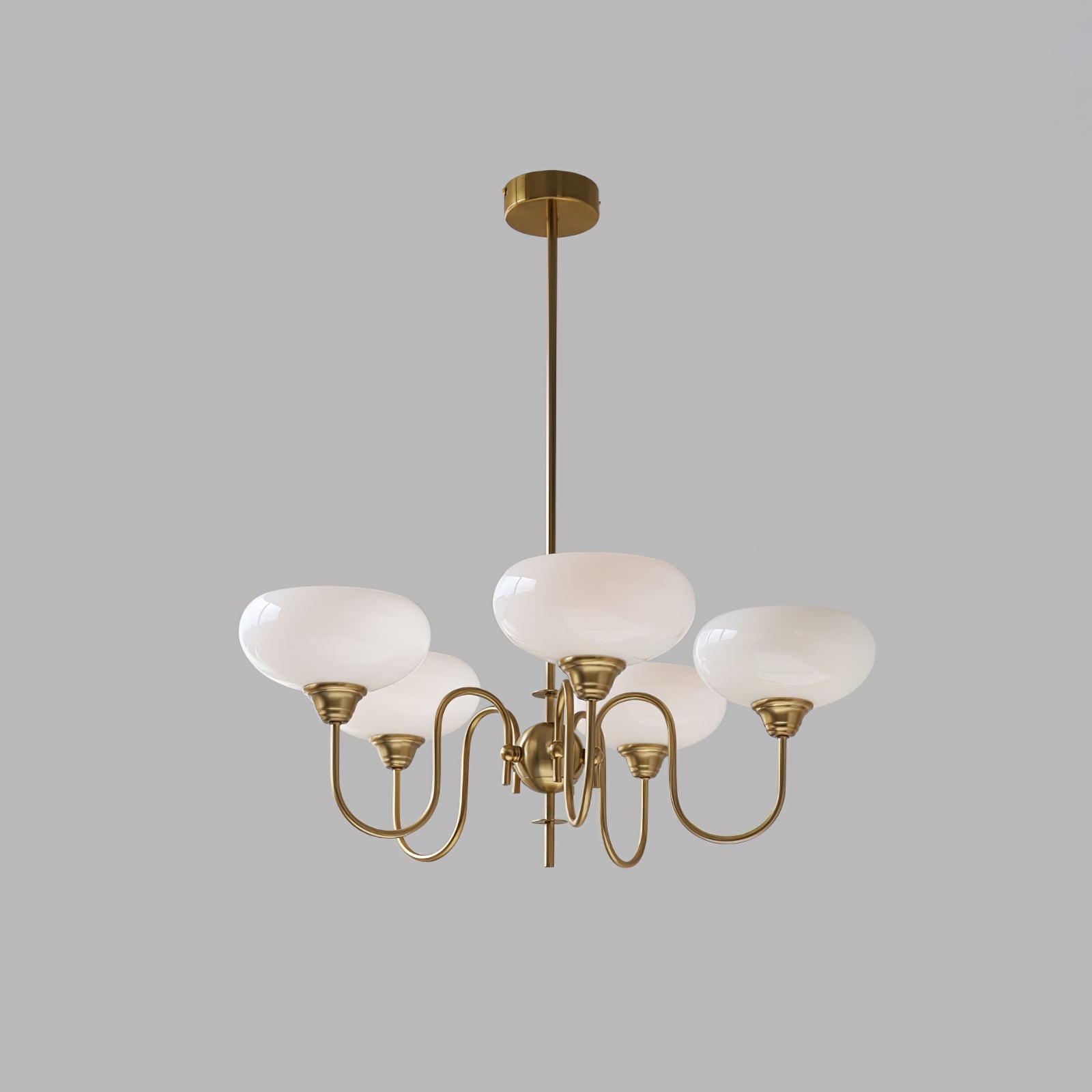 Creamy Persimmon Chandelier - Lumpaz