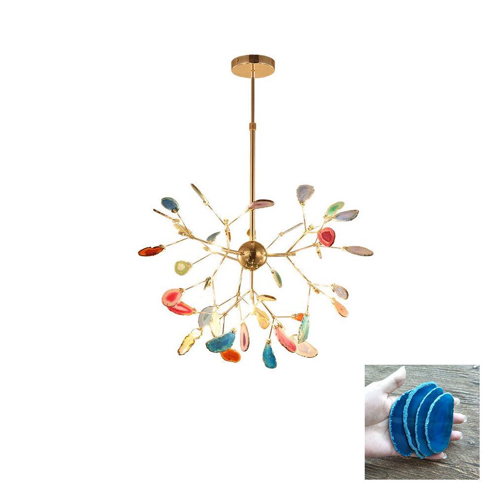 Agate Flake Chandelier - Lumpaz