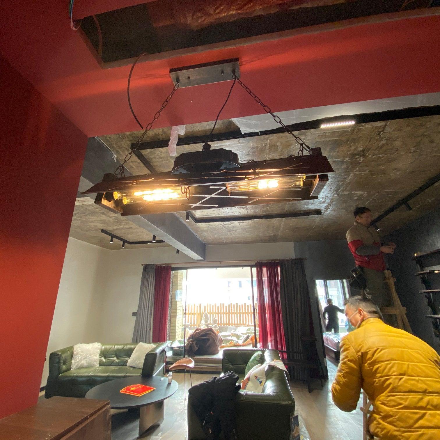 Industrial Steampunk Chandelier - Lumpaz