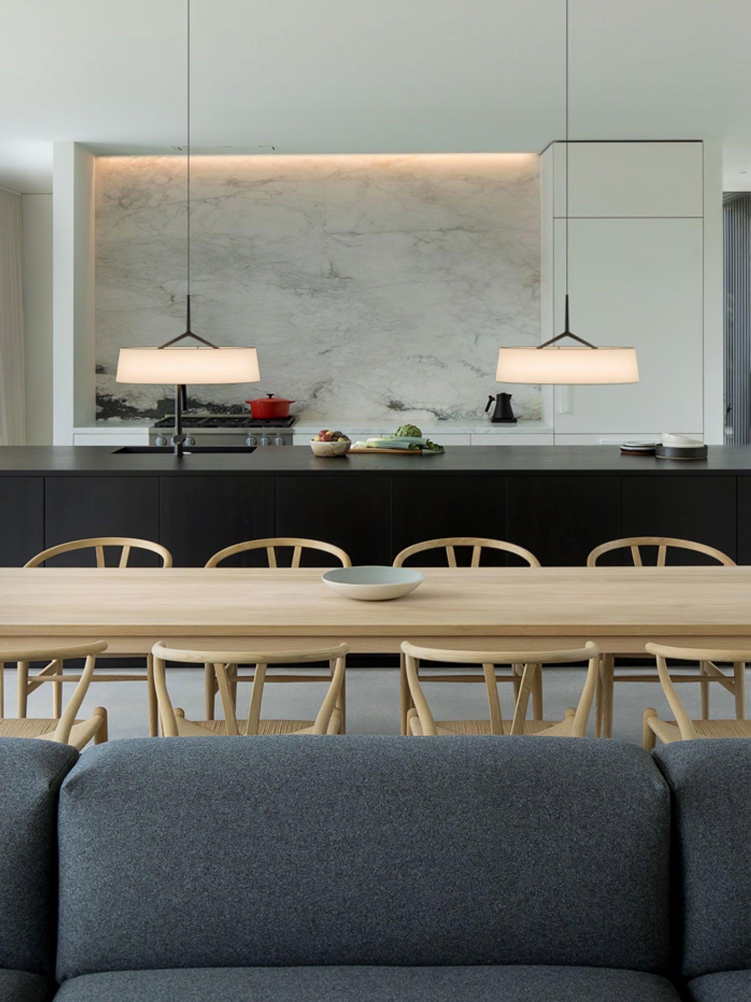 Paper Glow Circular Pendant Lamp - Lumpaz