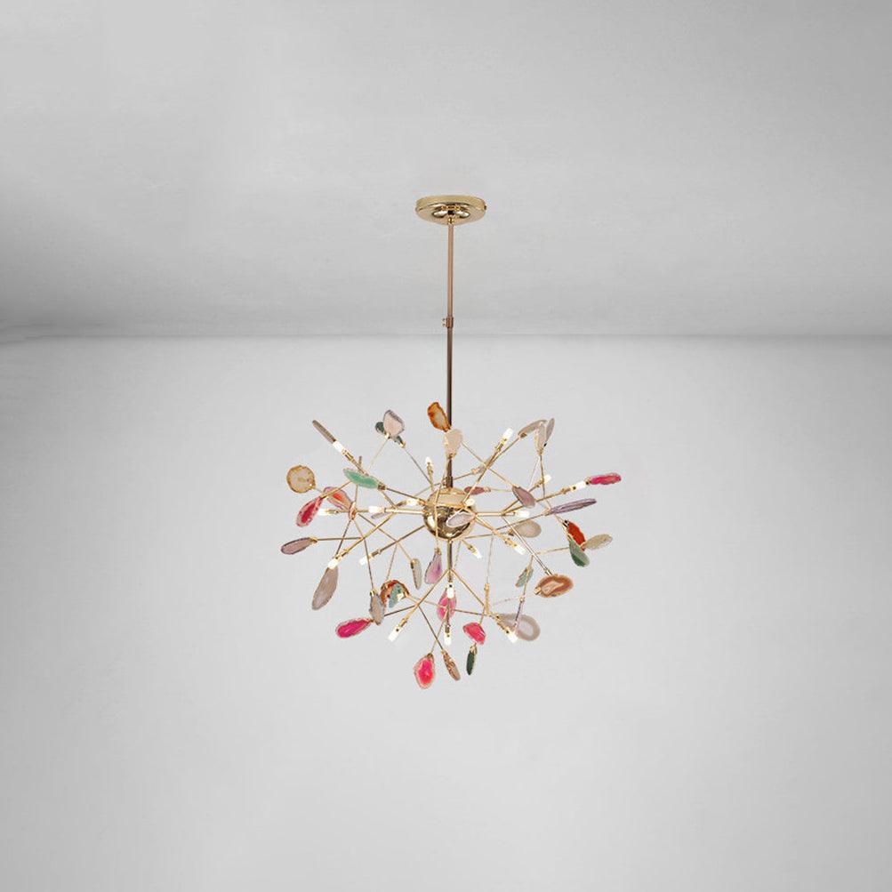 Agate Flake Chandelier - Lumpaz