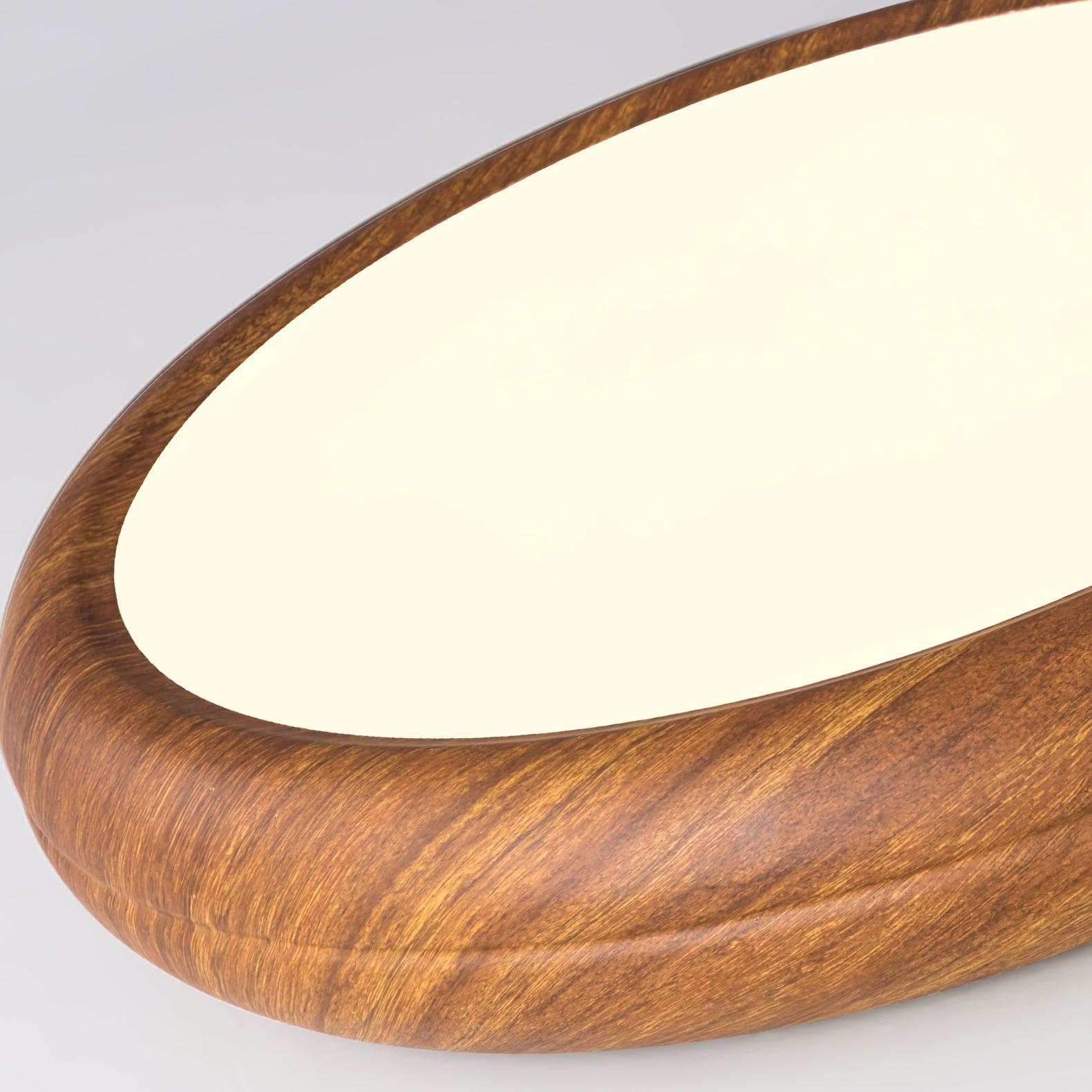 Wood Grain Round Ceiling Lamp - Lumpaz