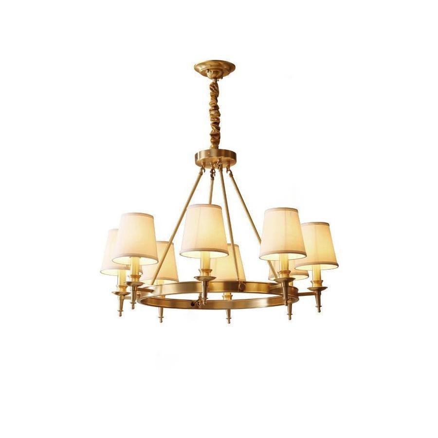 Antique Brass Chandelier - Lumpaz