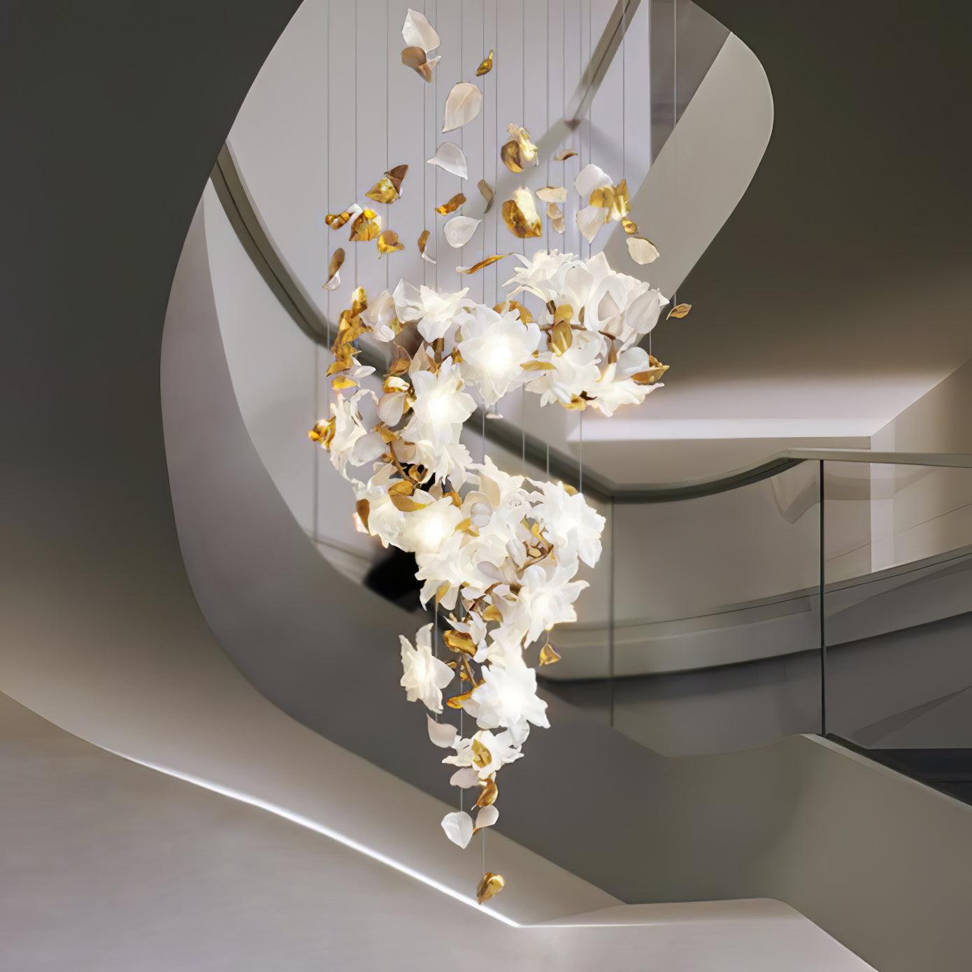 Flying Flowers Fluttering Chandelier - Lumpaz