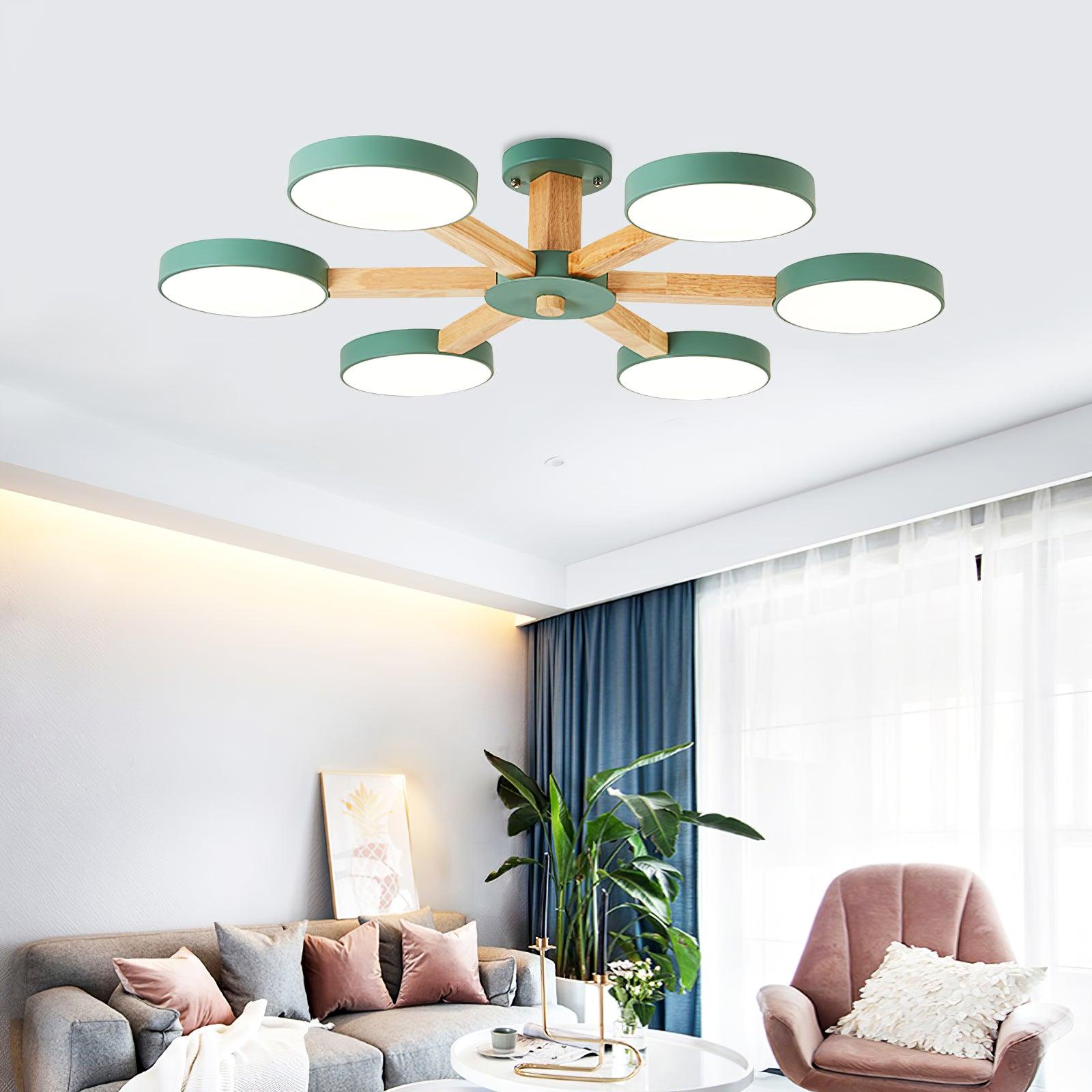 Modern Multi Stem Chandelier - Lumpaz