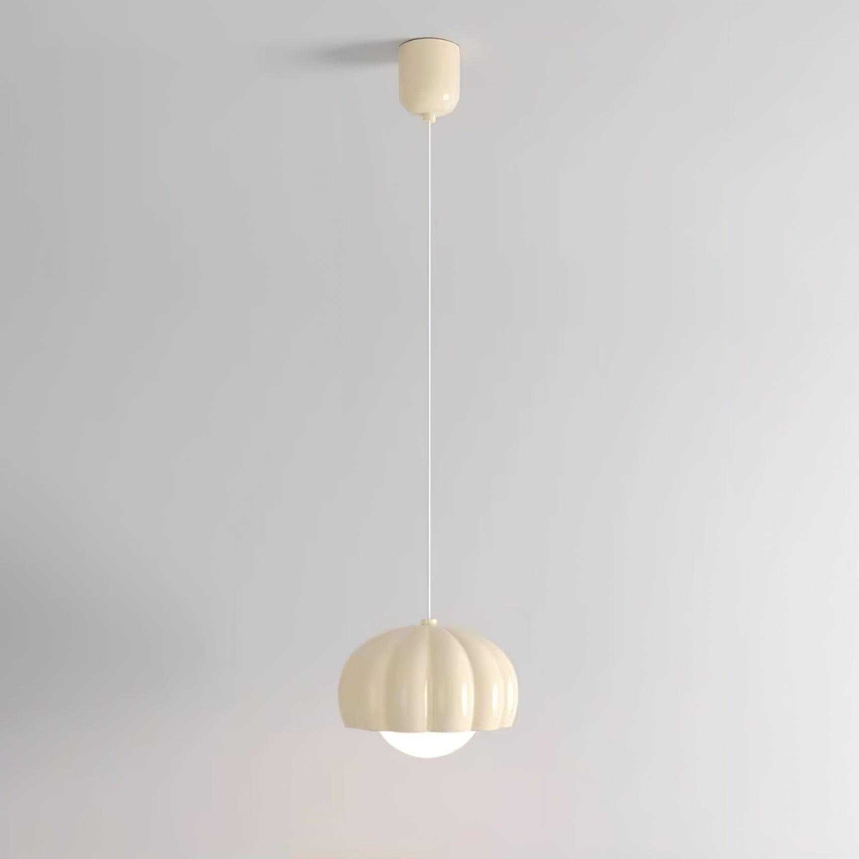 Creamy Pumpkin Pendant Light - Lumpaz