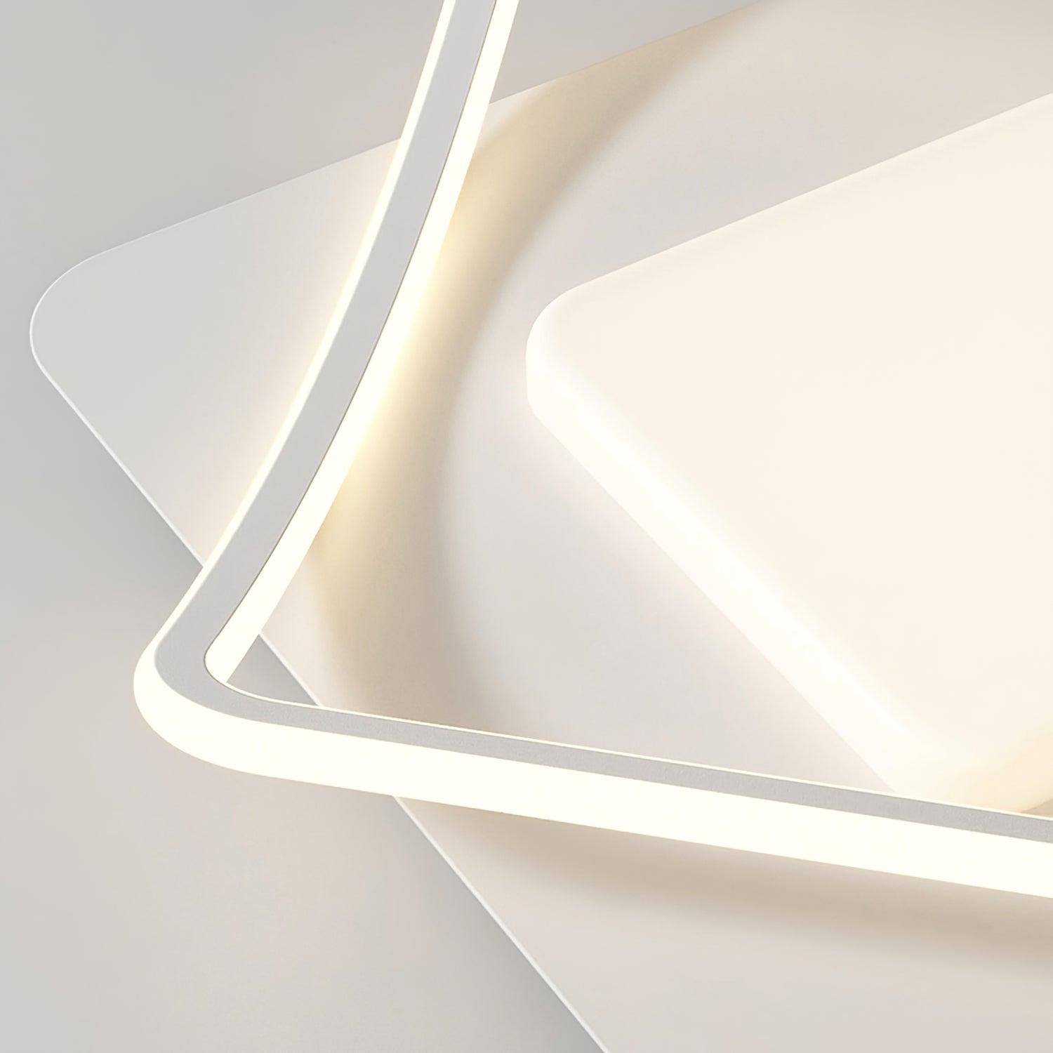 Minimalist Geometry LED Ceiling Light - Lumpaz