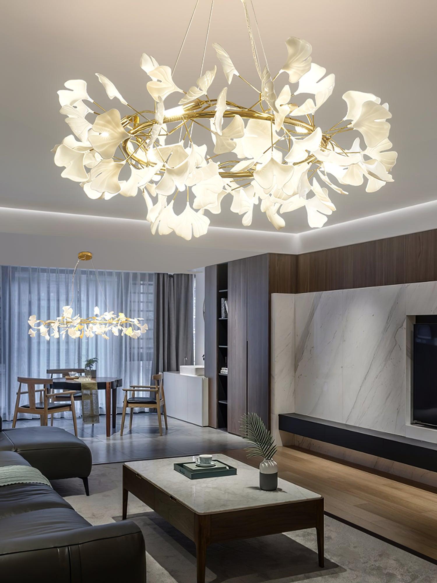 Gingko Chandelier O - Lumpaz