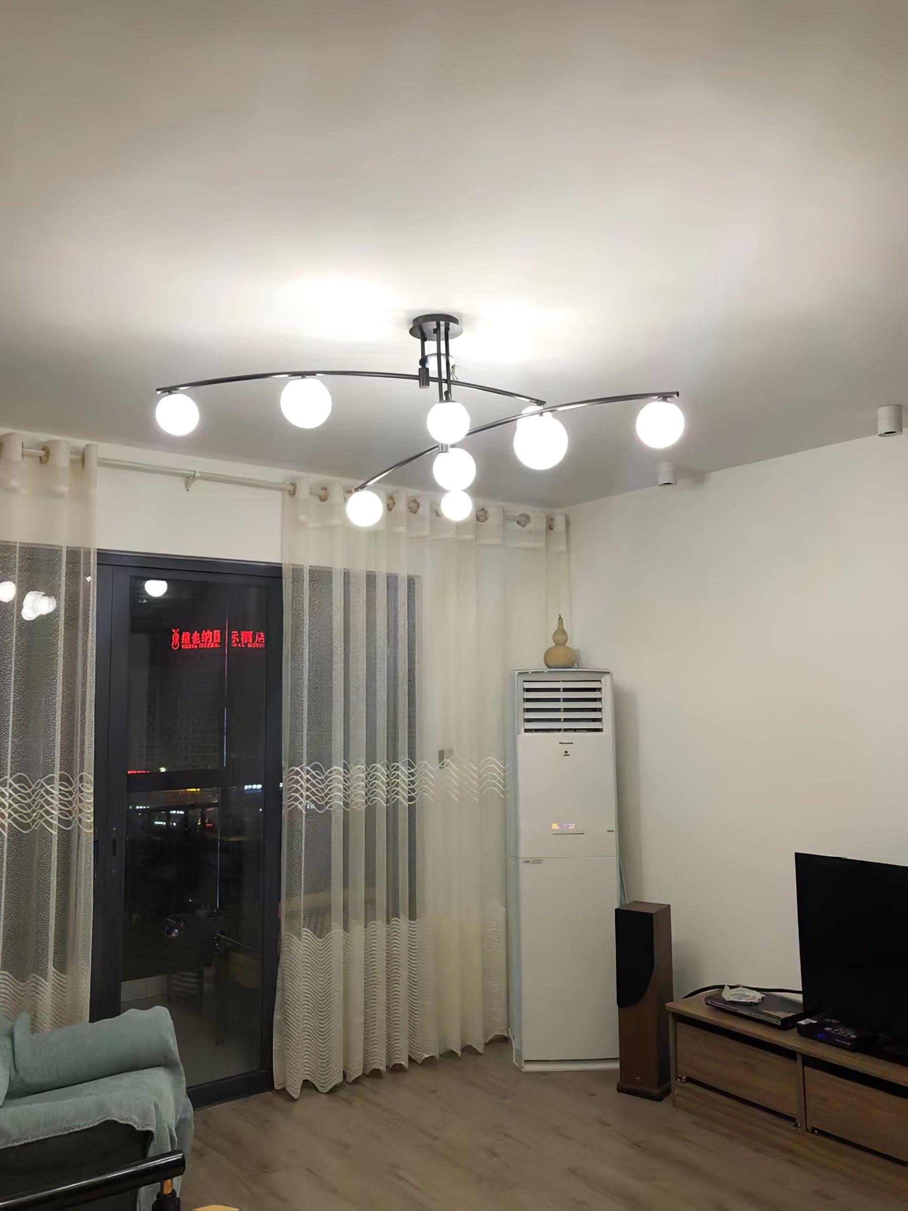 Modern Long Arm Chandelier - Lumpaz