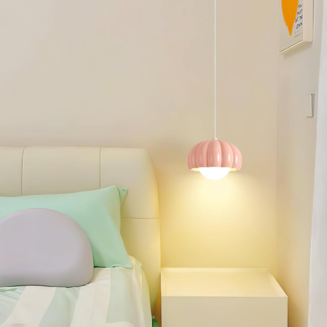 Creamy Pumpkin Pendant Light - Lumpaz