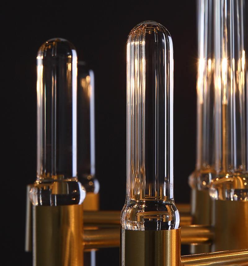 Vintage Antique Brass Chandelier - Lumpaz