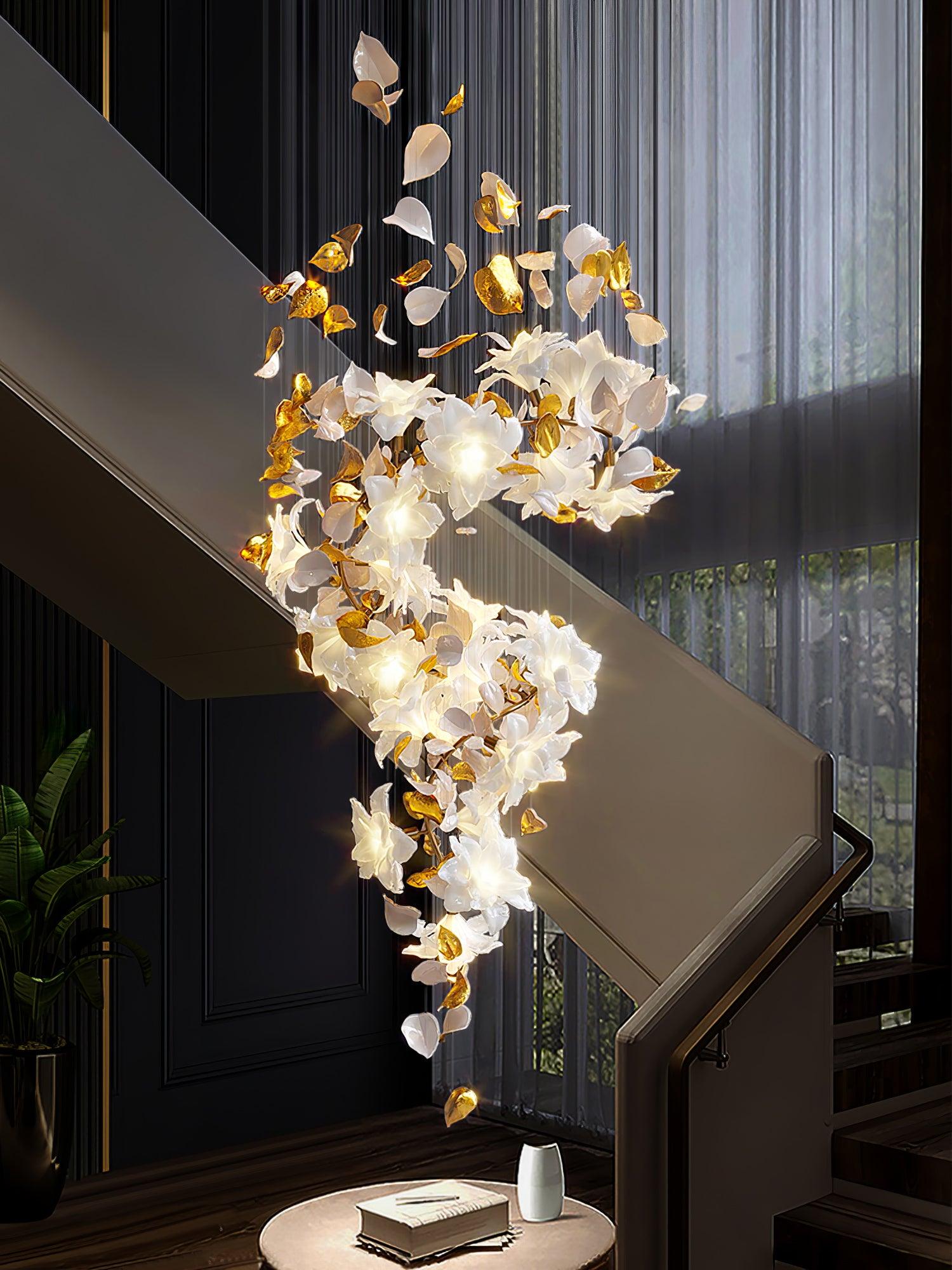 Flying Flowers Fluttering Chandelier - Lumpaz
