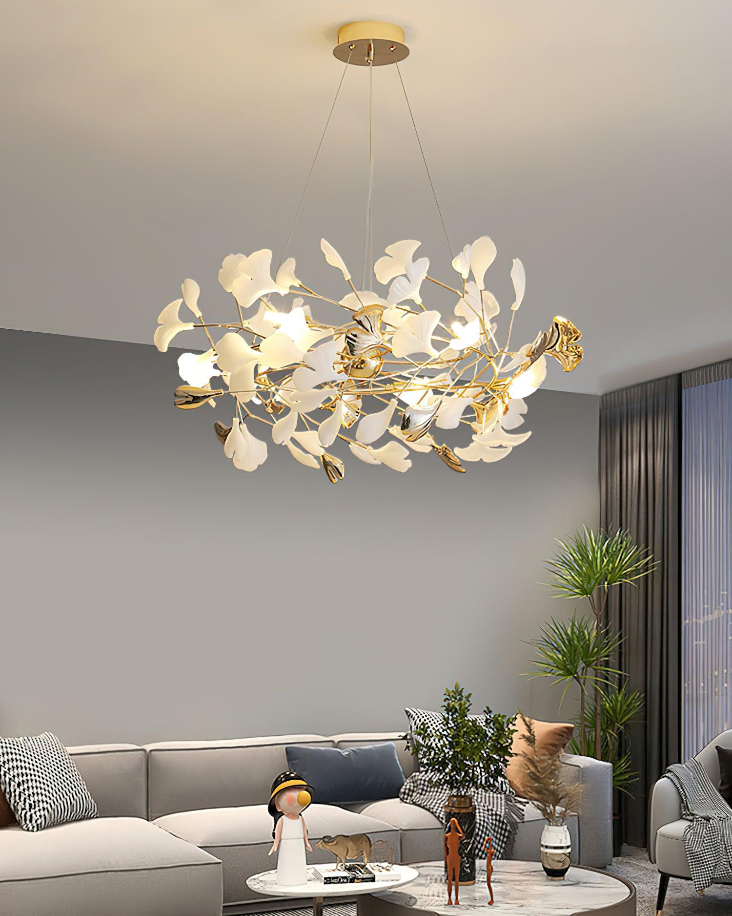 Gingko Chandelier H - Lumpaz