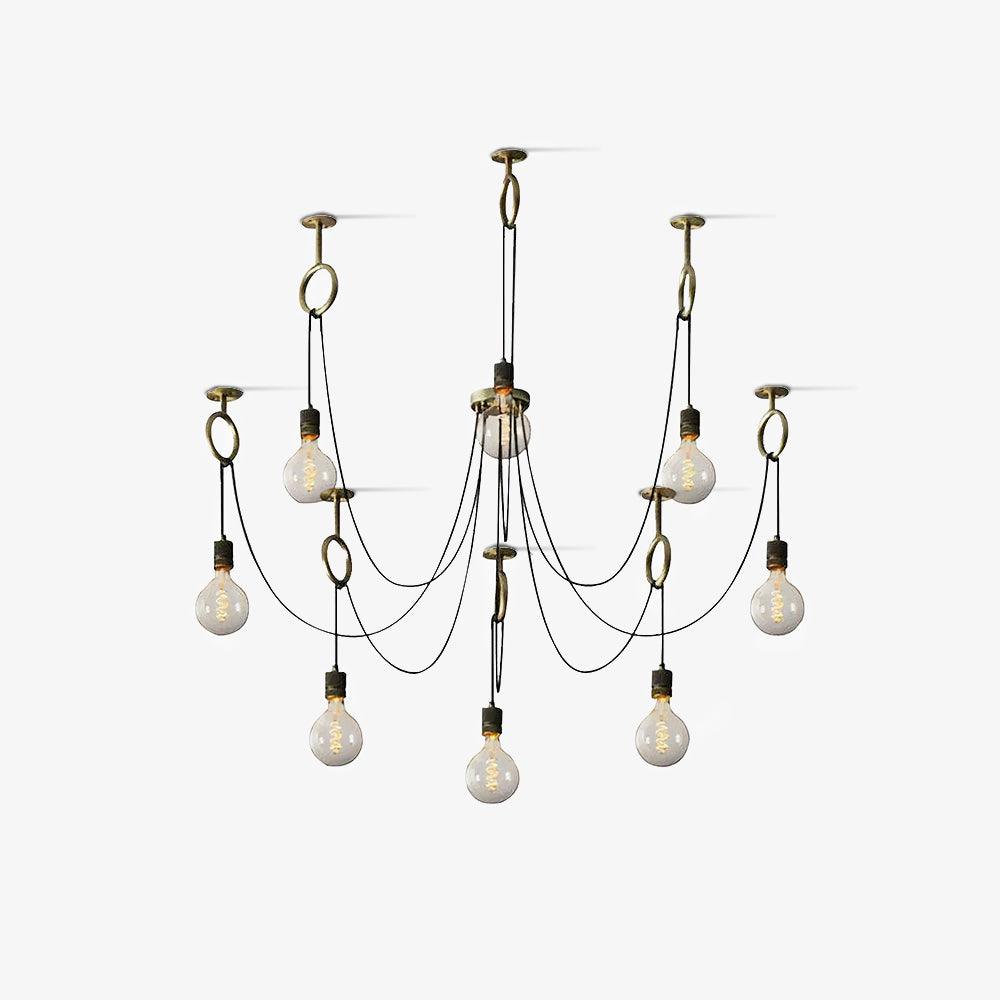 Industrial Spider Chandelier - Lumpaz