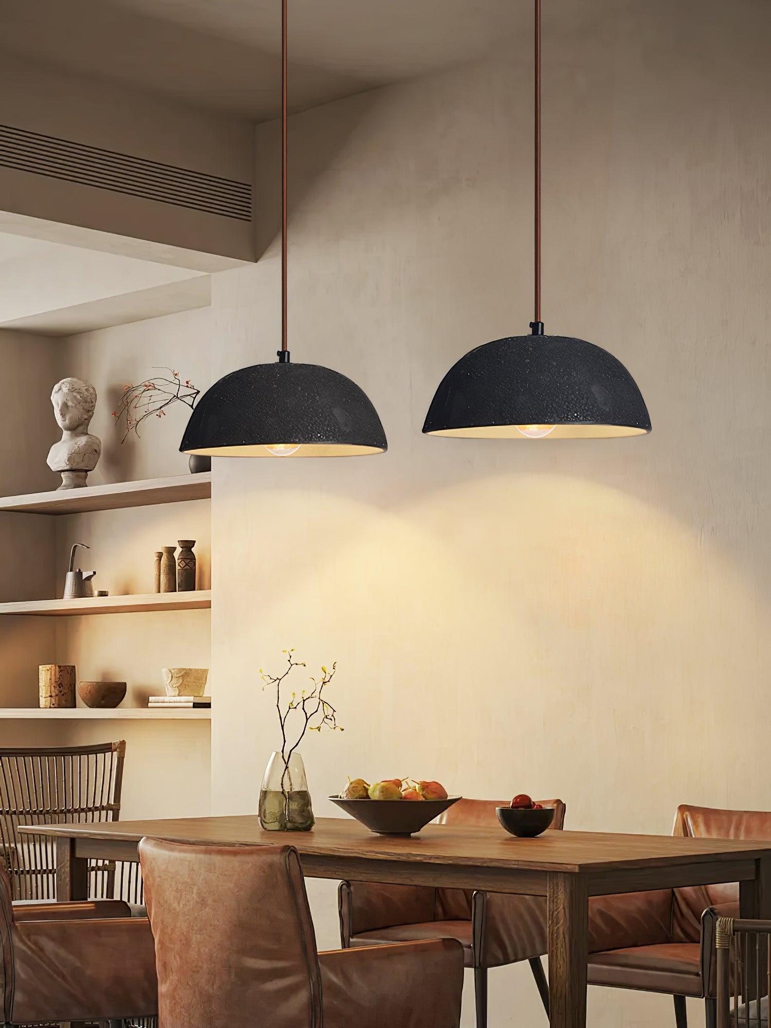 Black Arch Ceramic Pendant Lamp - Lumpaz