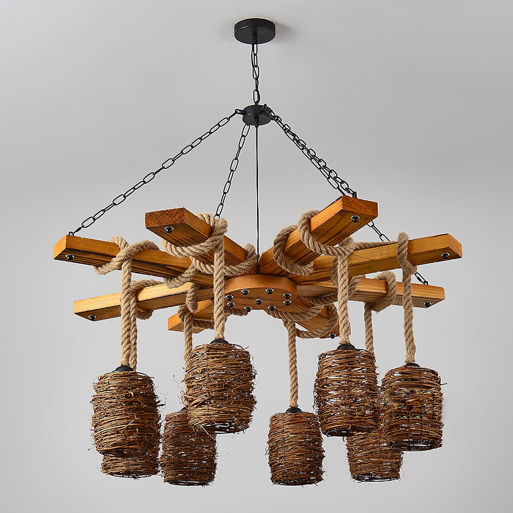 Vintage Farmhouse Chandelier - Lumpaz