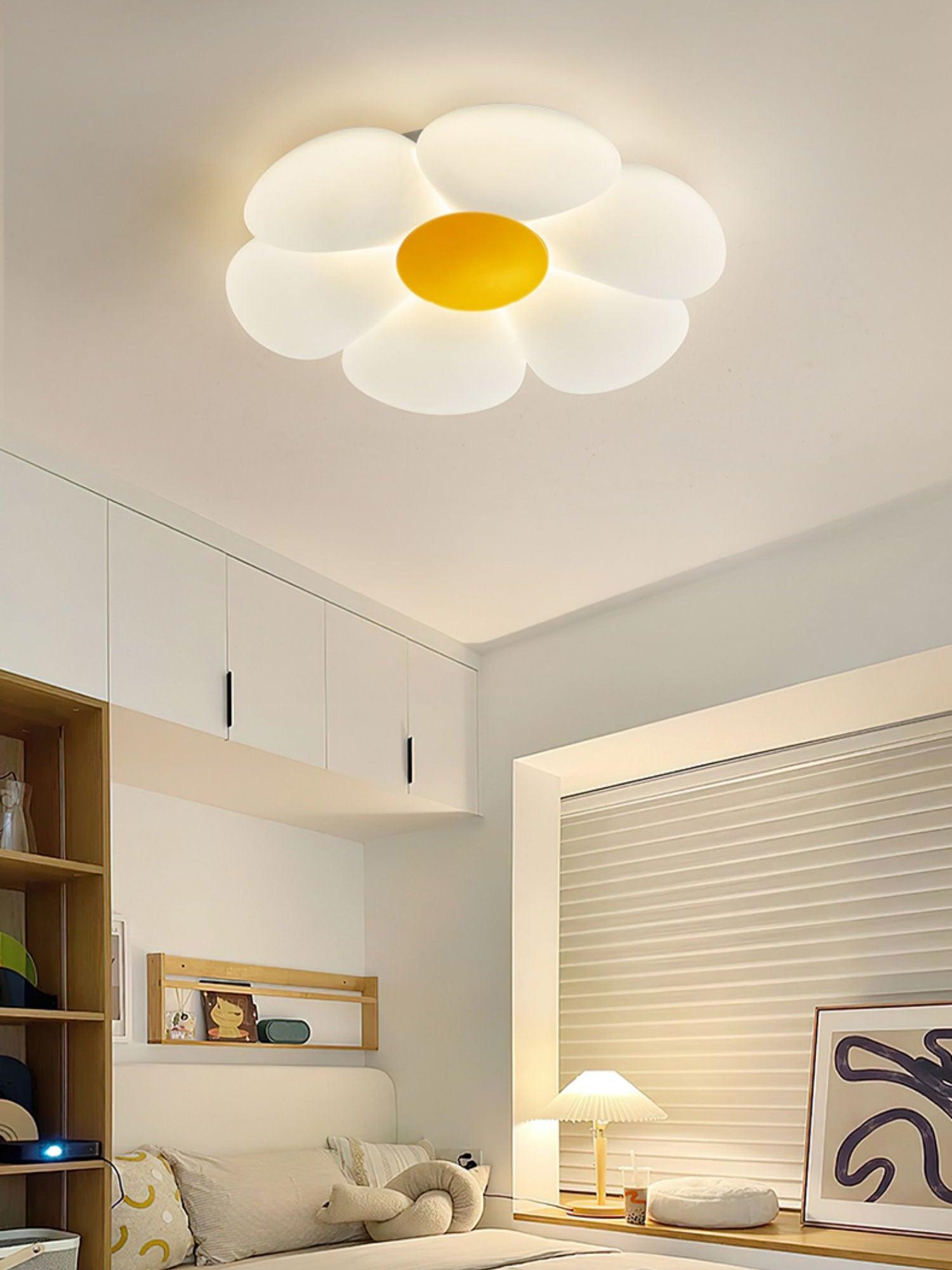 Six-leaf Flower Kids Room Ceiling Lamp - Lumpaz