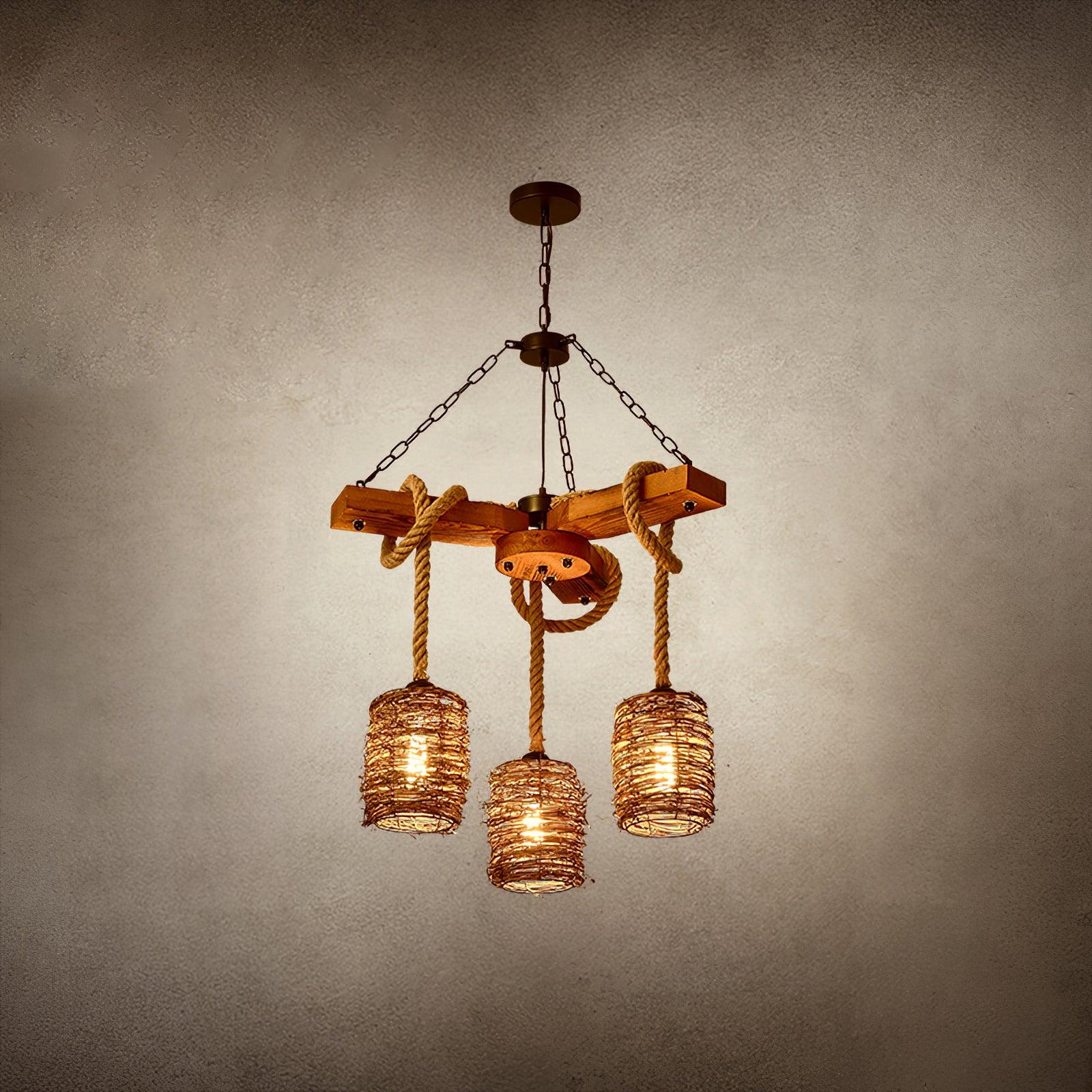 Vintage Farmhouse Chandelier - Lumpaz