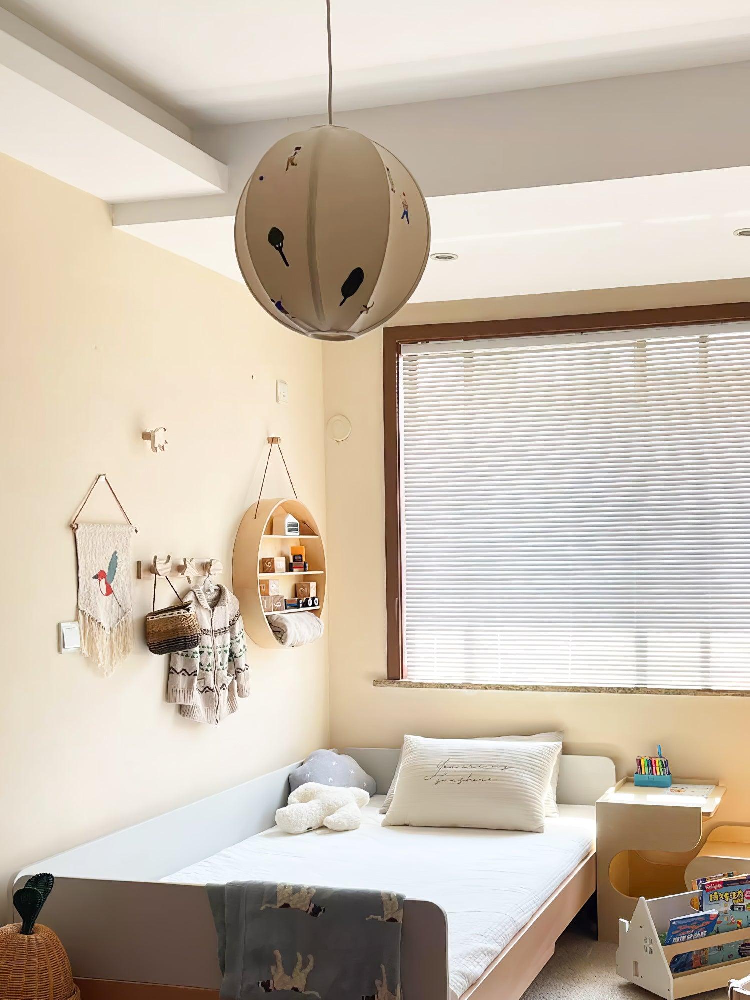 Park Embroidered Textile Pendant Lamp - Lumpaz