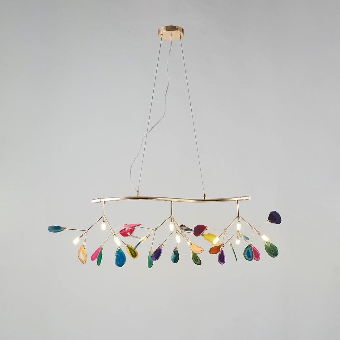 Agate Flake Chandelier - Lumpaz