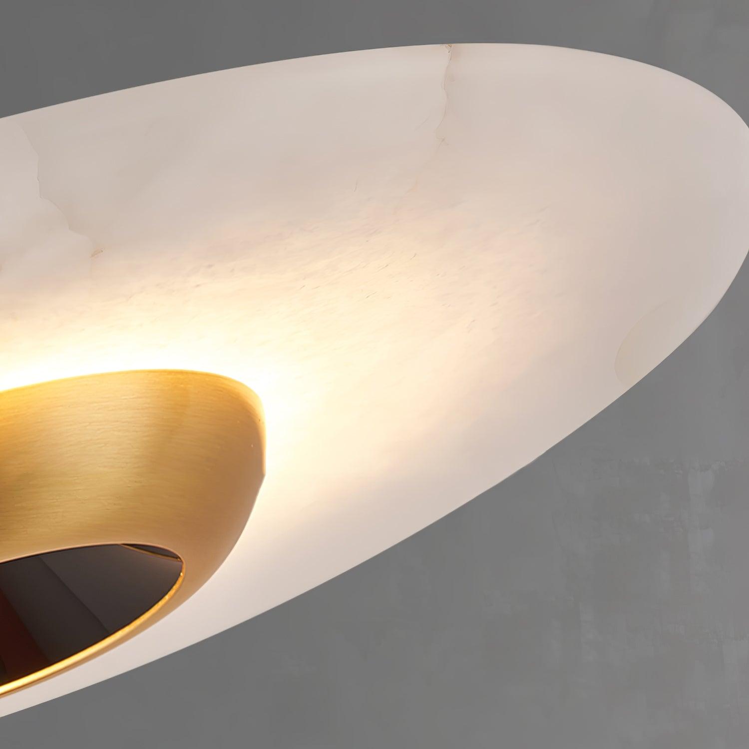 Flying Saucer Marble Pendant Lamp - Lumpaz