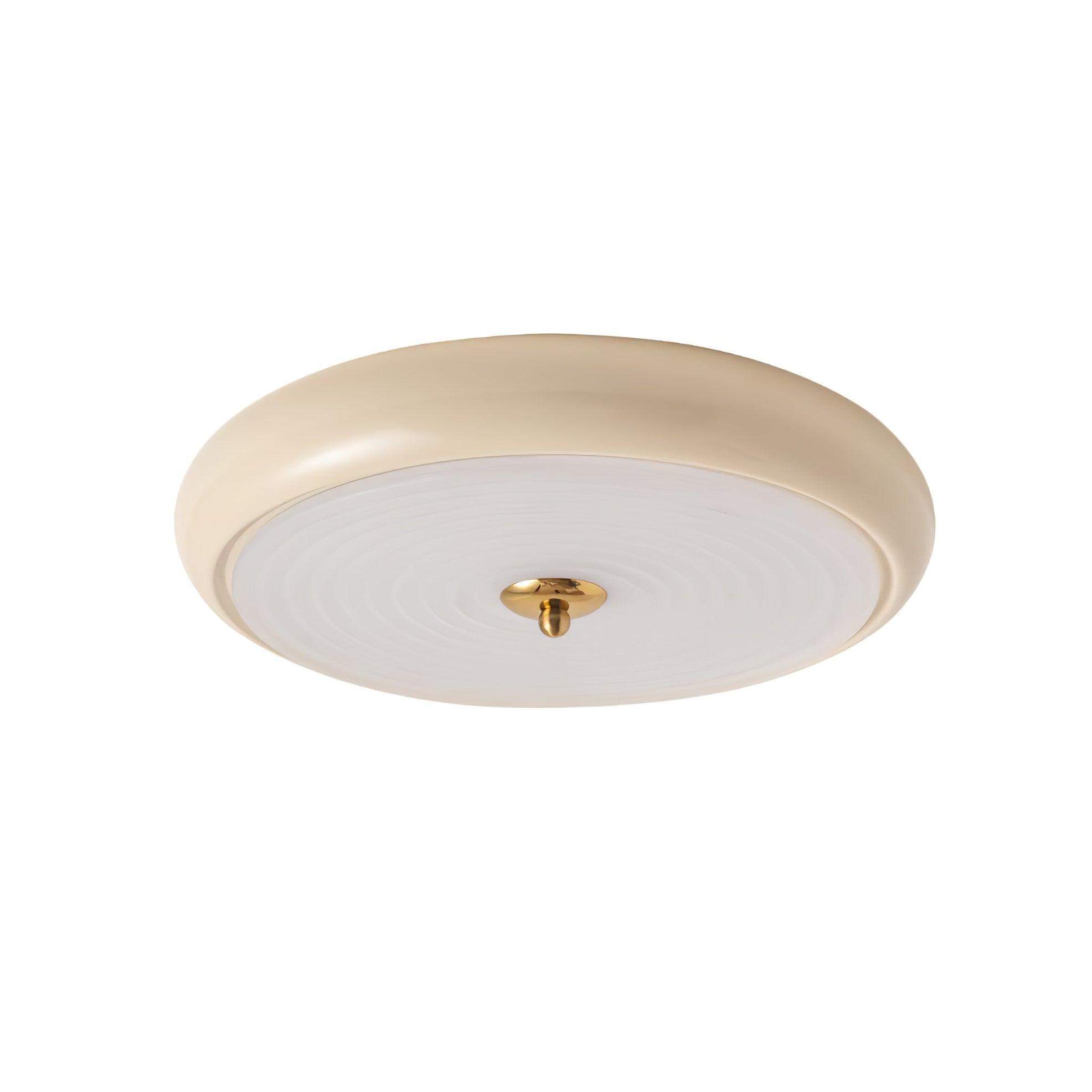 Ripple Cream Ceiling Lamp - Lumpaz