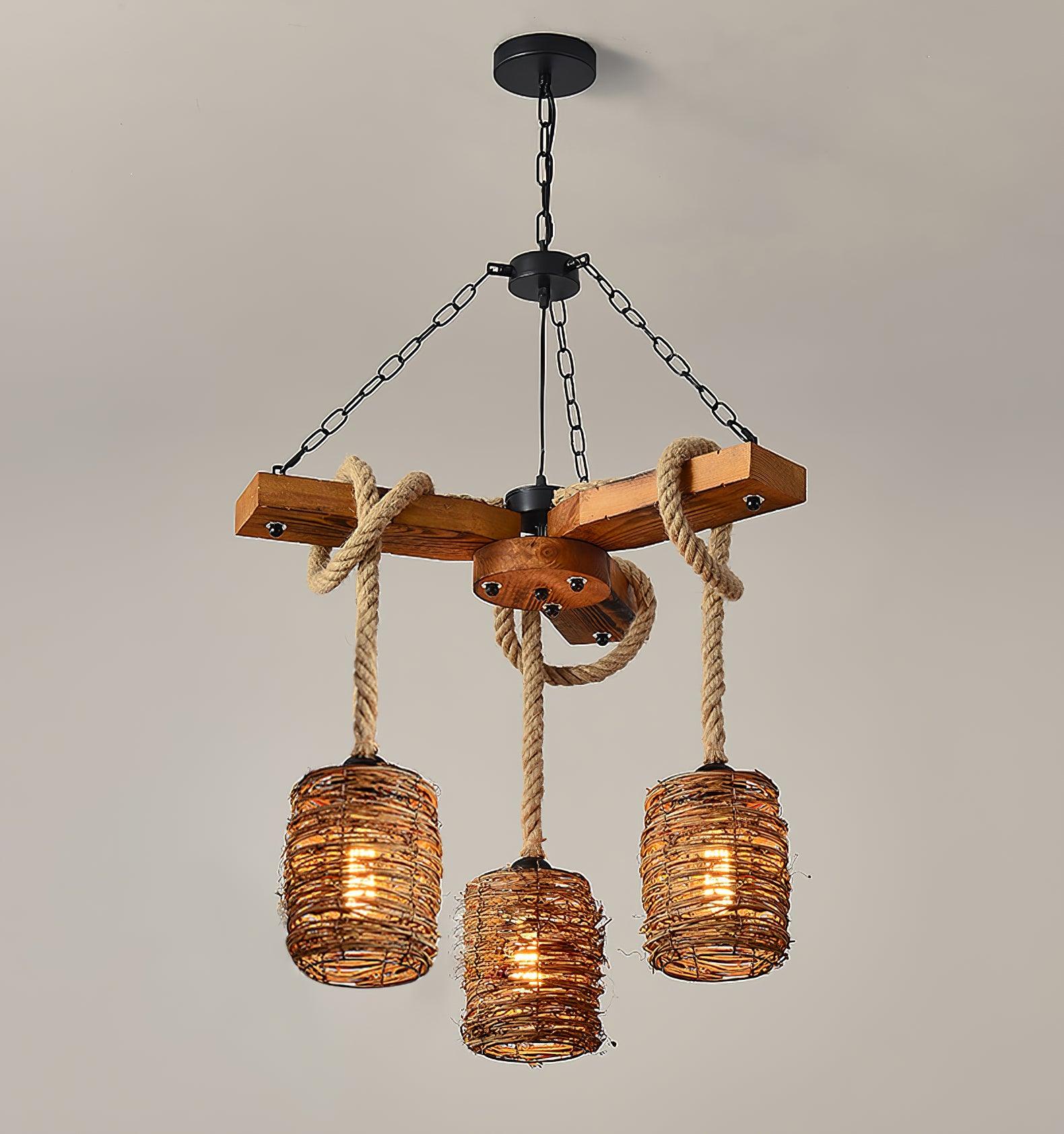 Vintage Farmhouse Chandelier - Lumpaz