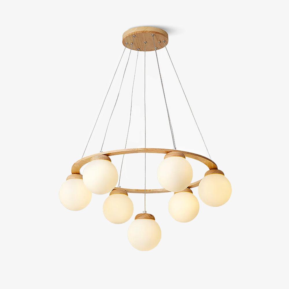 Nuura Miira Wood Chandelier - Lumpaz