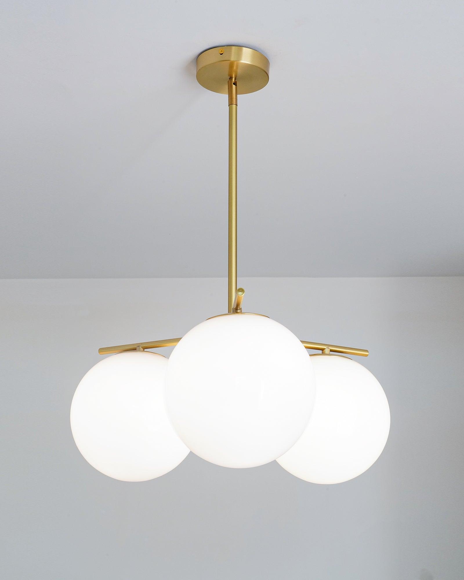 Sphere & Stem Chandelier - Lumpaz