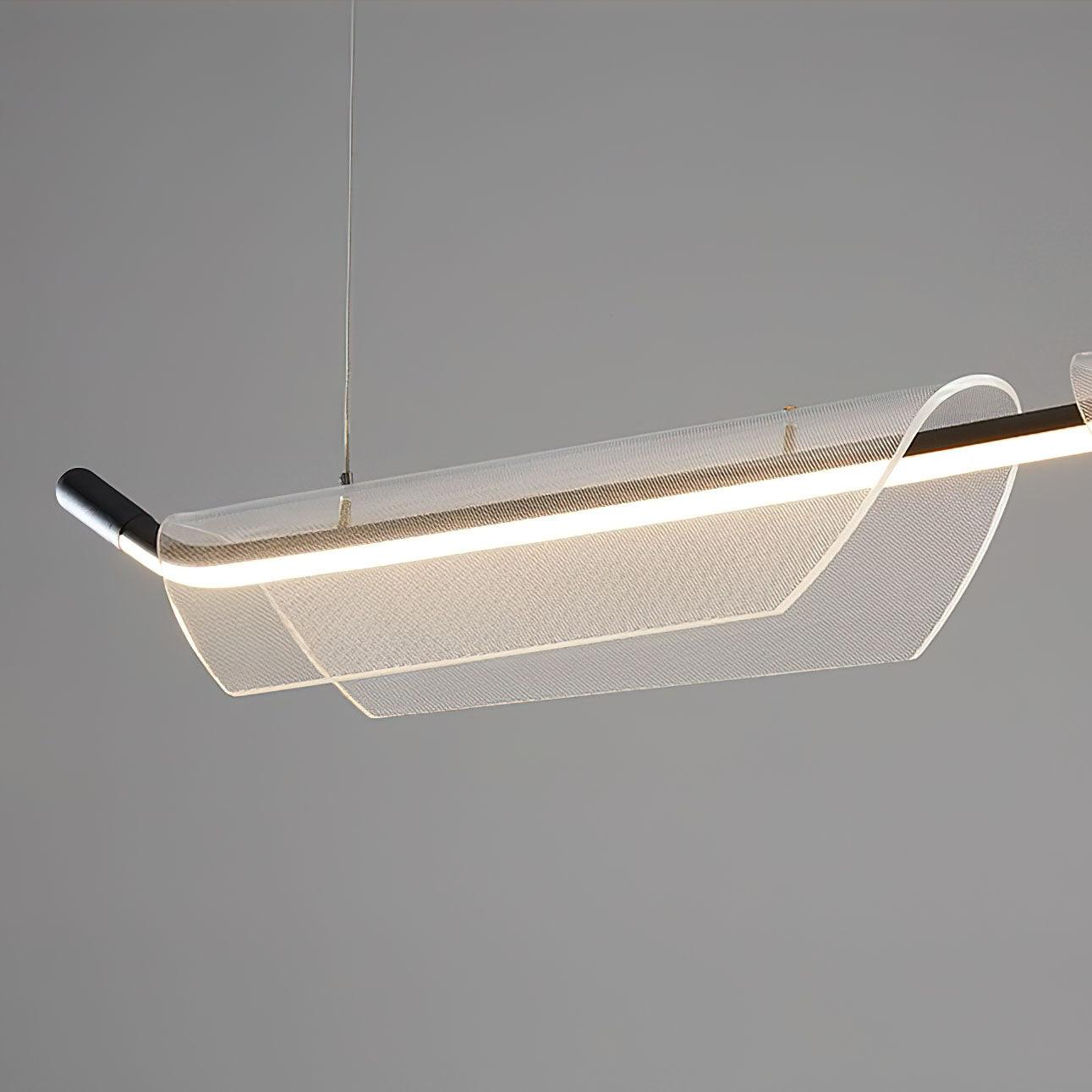 Two Boats Acrylic Pendant Light - Lumpaz