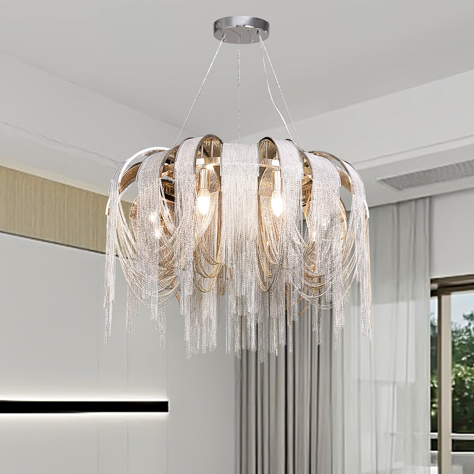 Length Chains Chandelier - Lumpaz