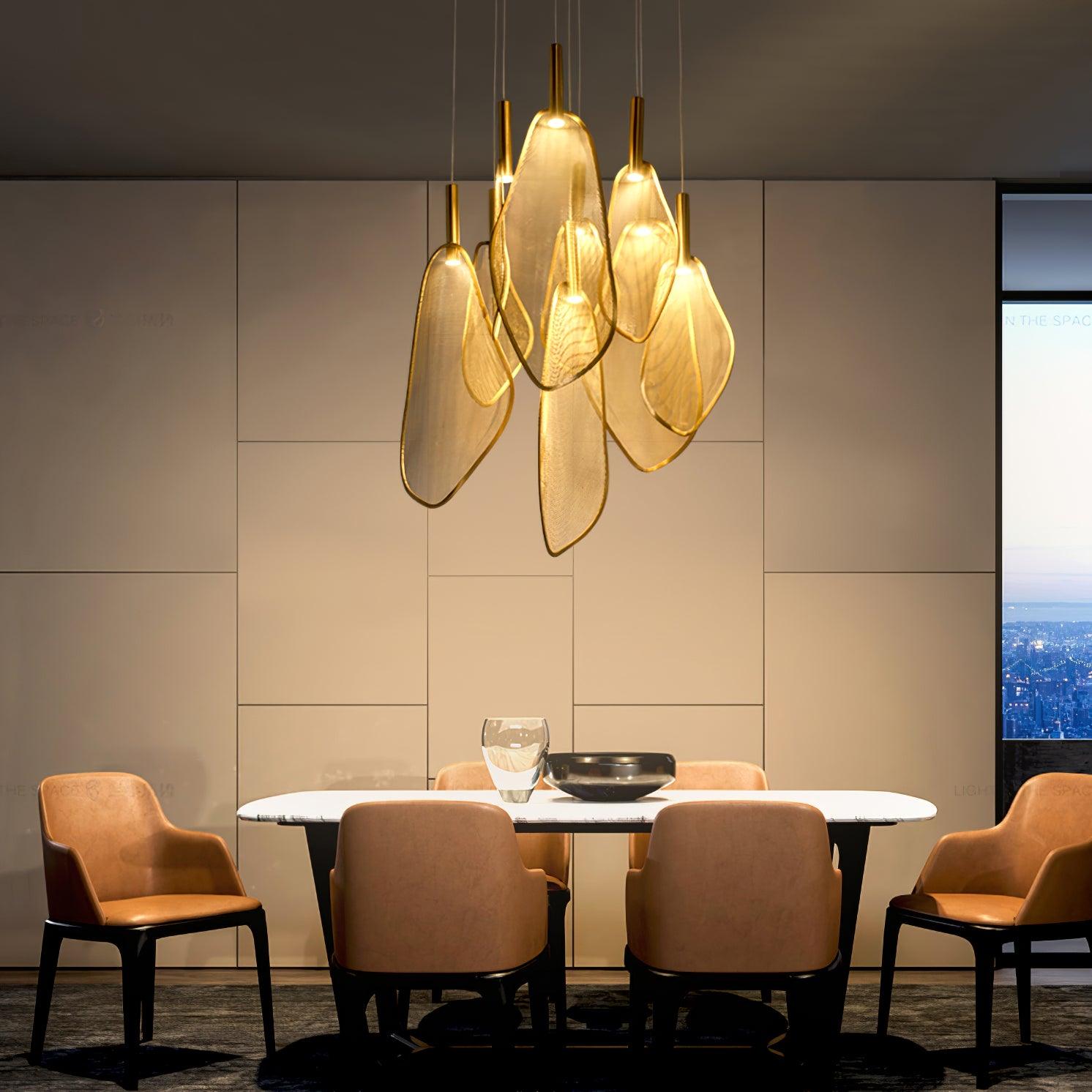 Fan Shape Pendant Light - Lumpaz