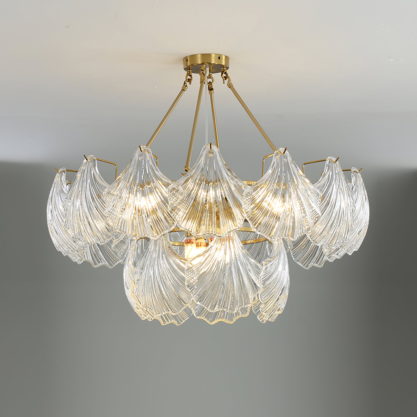 Ribbed Shell Ceiling light - Lumpaz