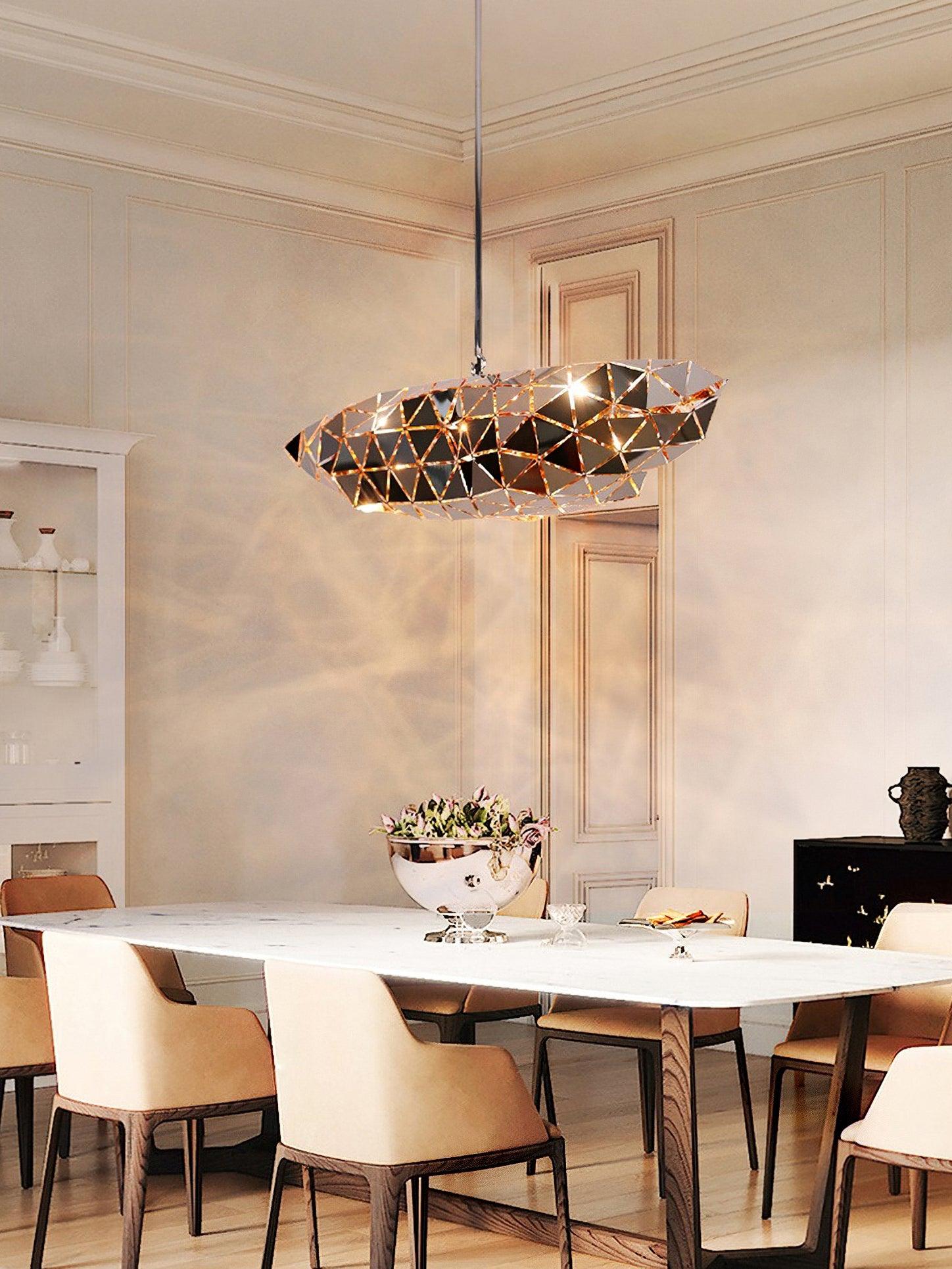 Geometric Panel Pendant Lamp - Lumpaz