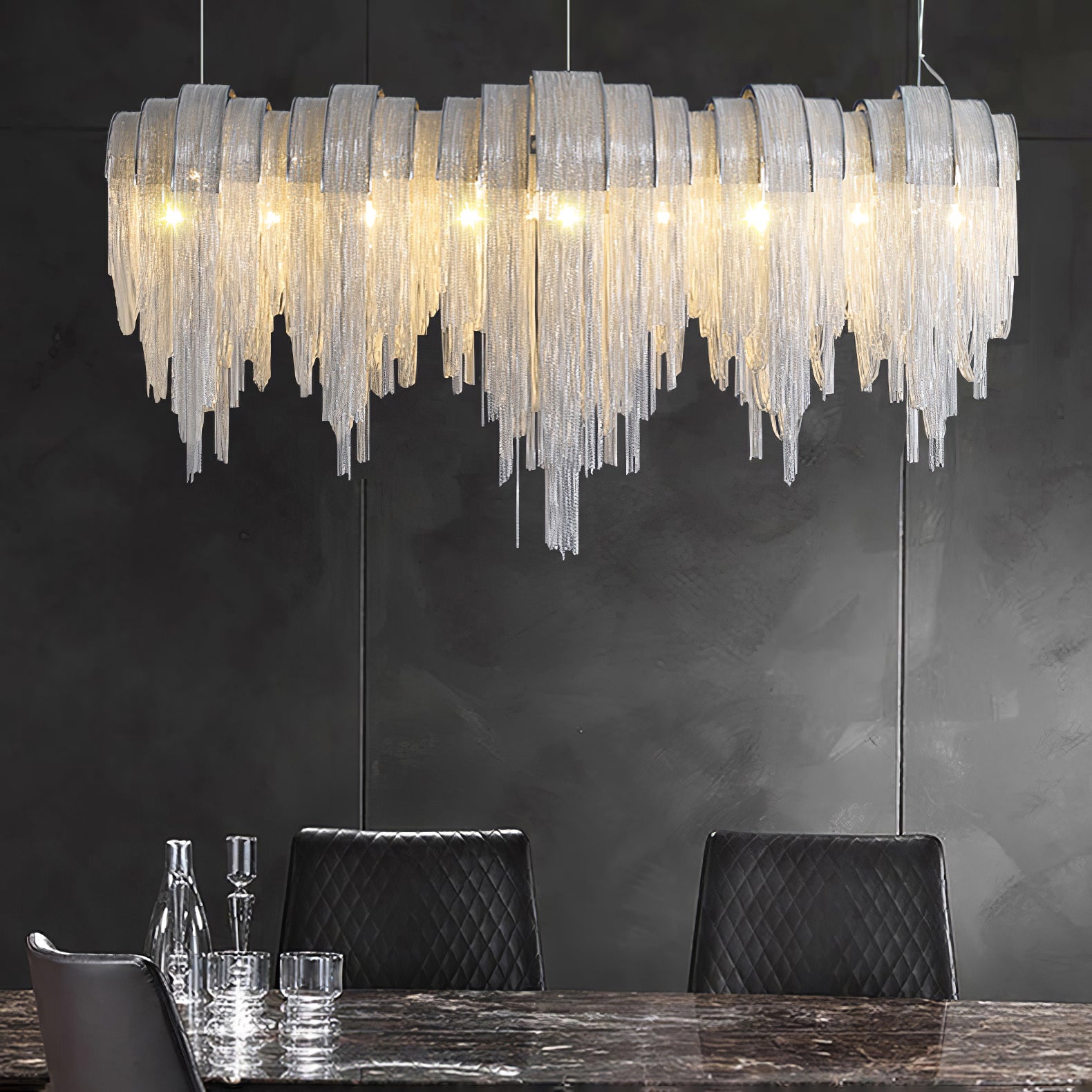 Length Chains Chandelier - Lumpaz